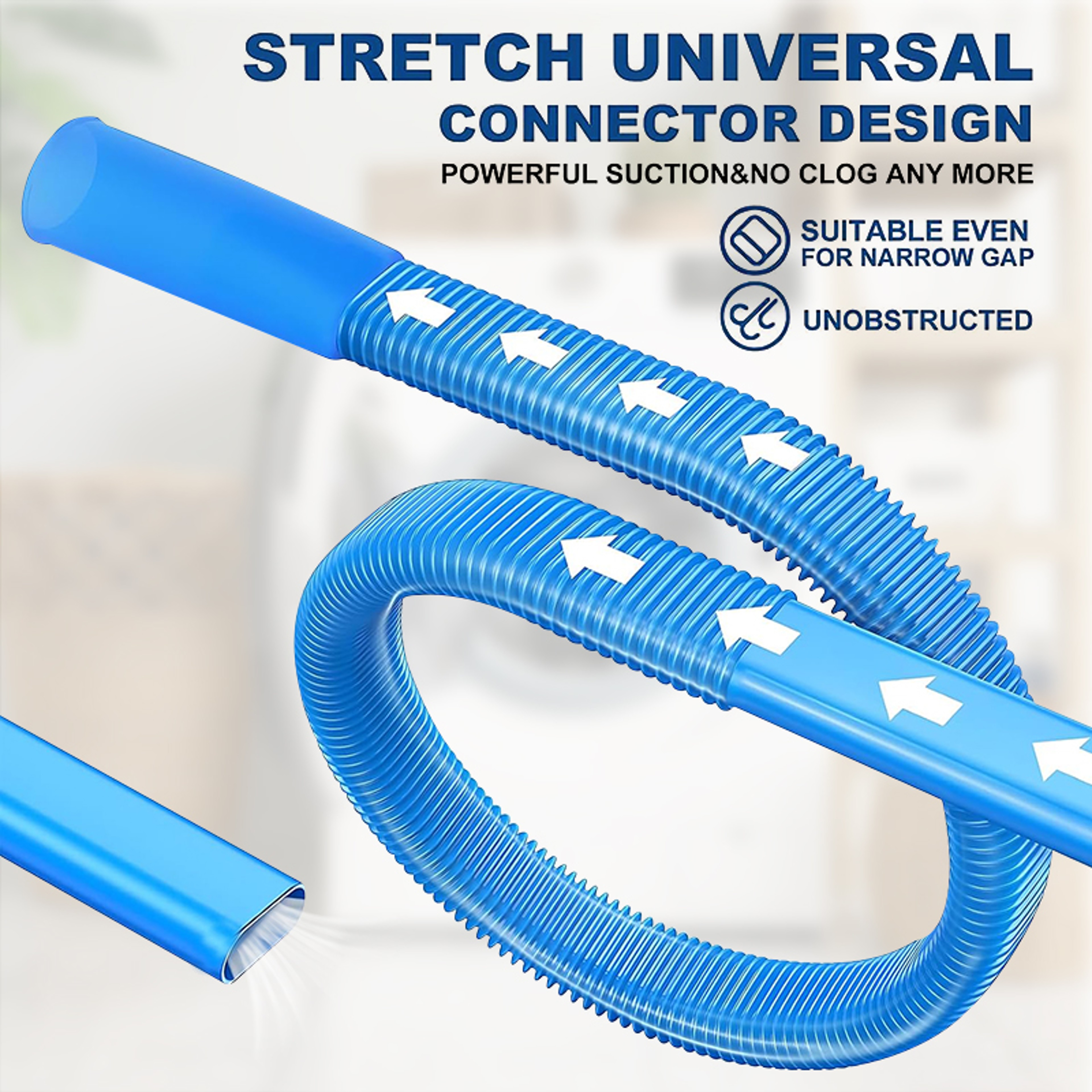 Universal Dryer Vent Cleaner Vacuum Hose Attachment For Deep Lint Removal And Hard To Reach Cleanin 1