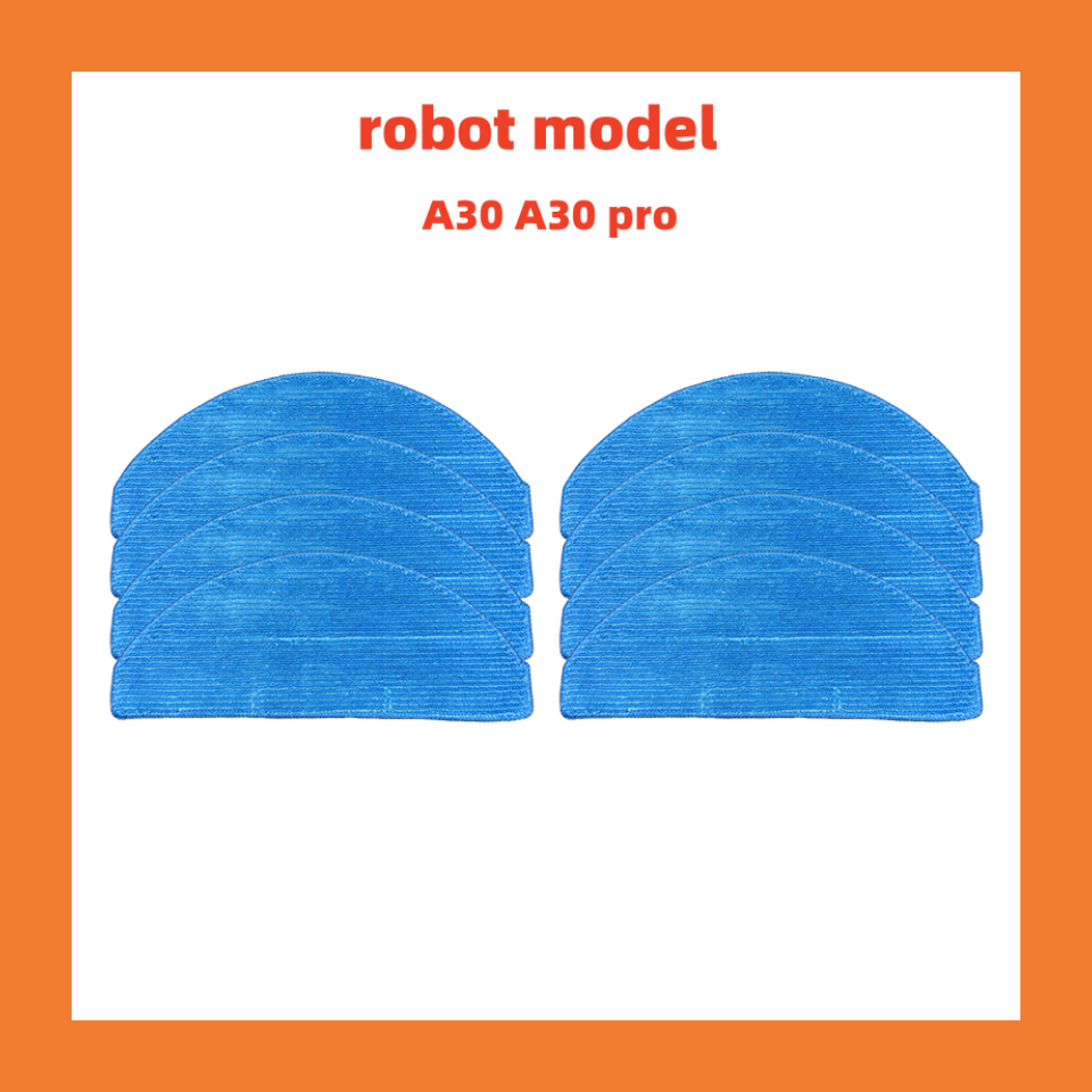 Mop Cloth Replacement Washable Microfiber Robot Vacuum Mop Pad 1
