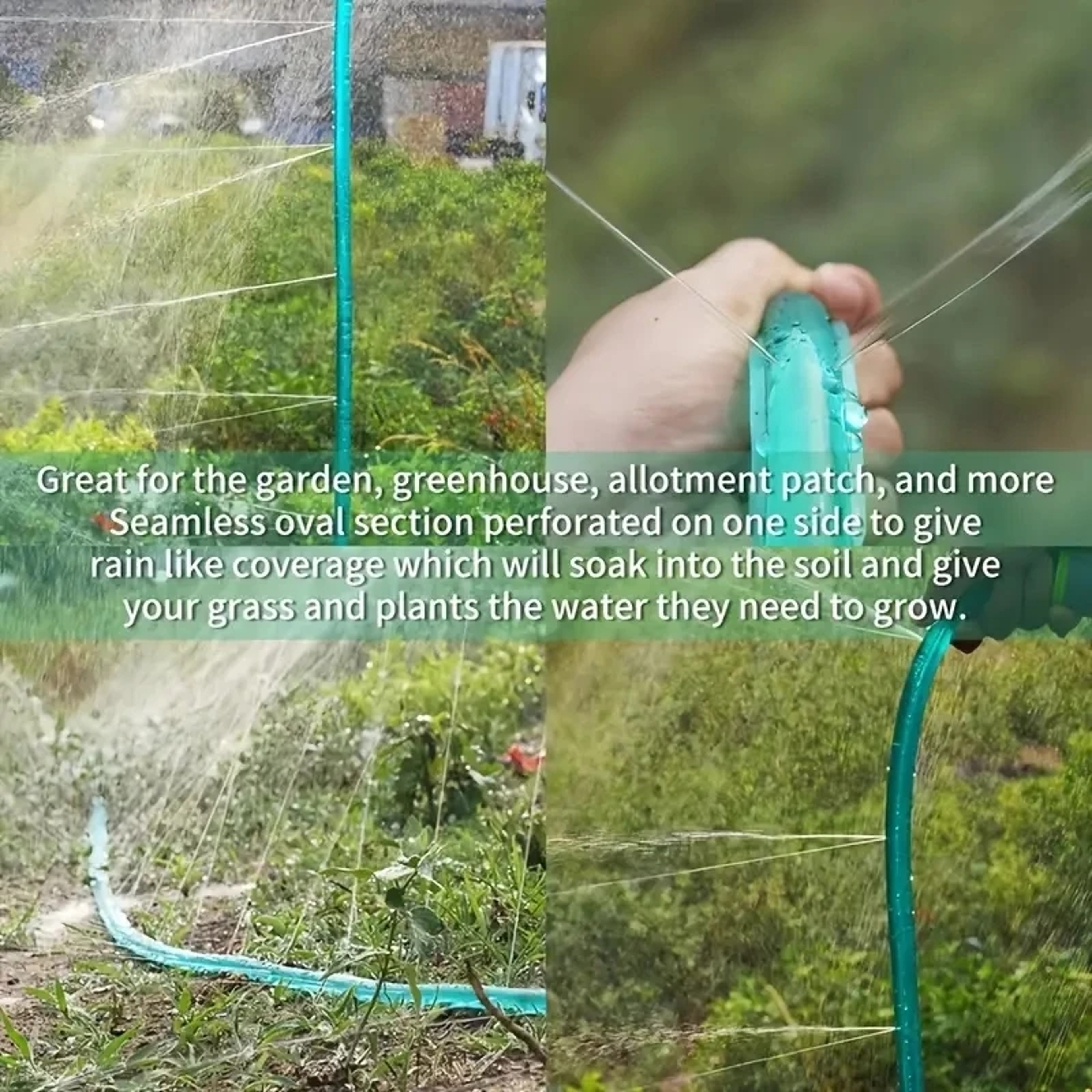 Water Saving Soaker Hose & Drip Irrigation Kit for Garden Beds and Lawns – view 5
