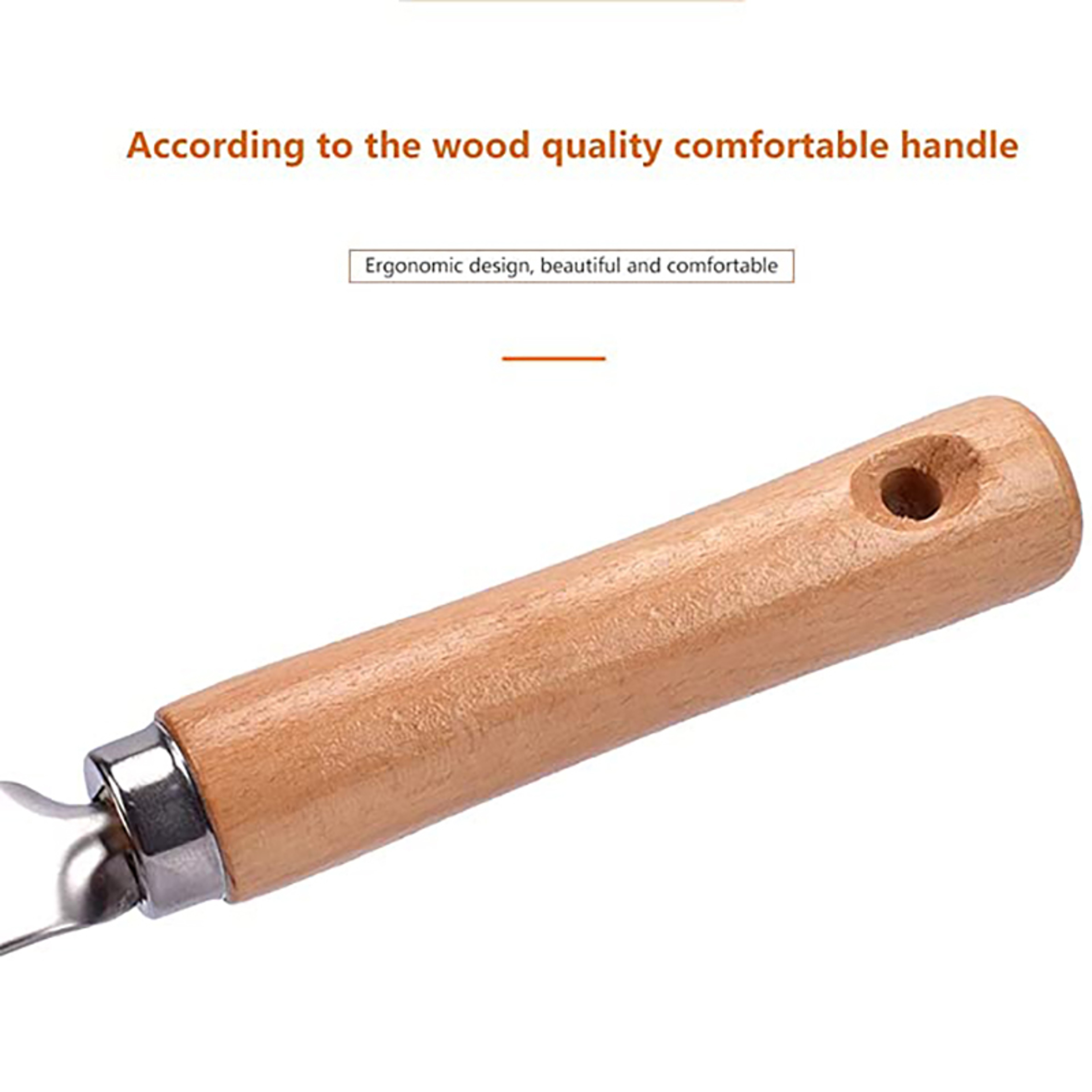 Stainless Steel Hand Weeder Tool for Deep Root Weed Removal and Garden Transplanting – view 4