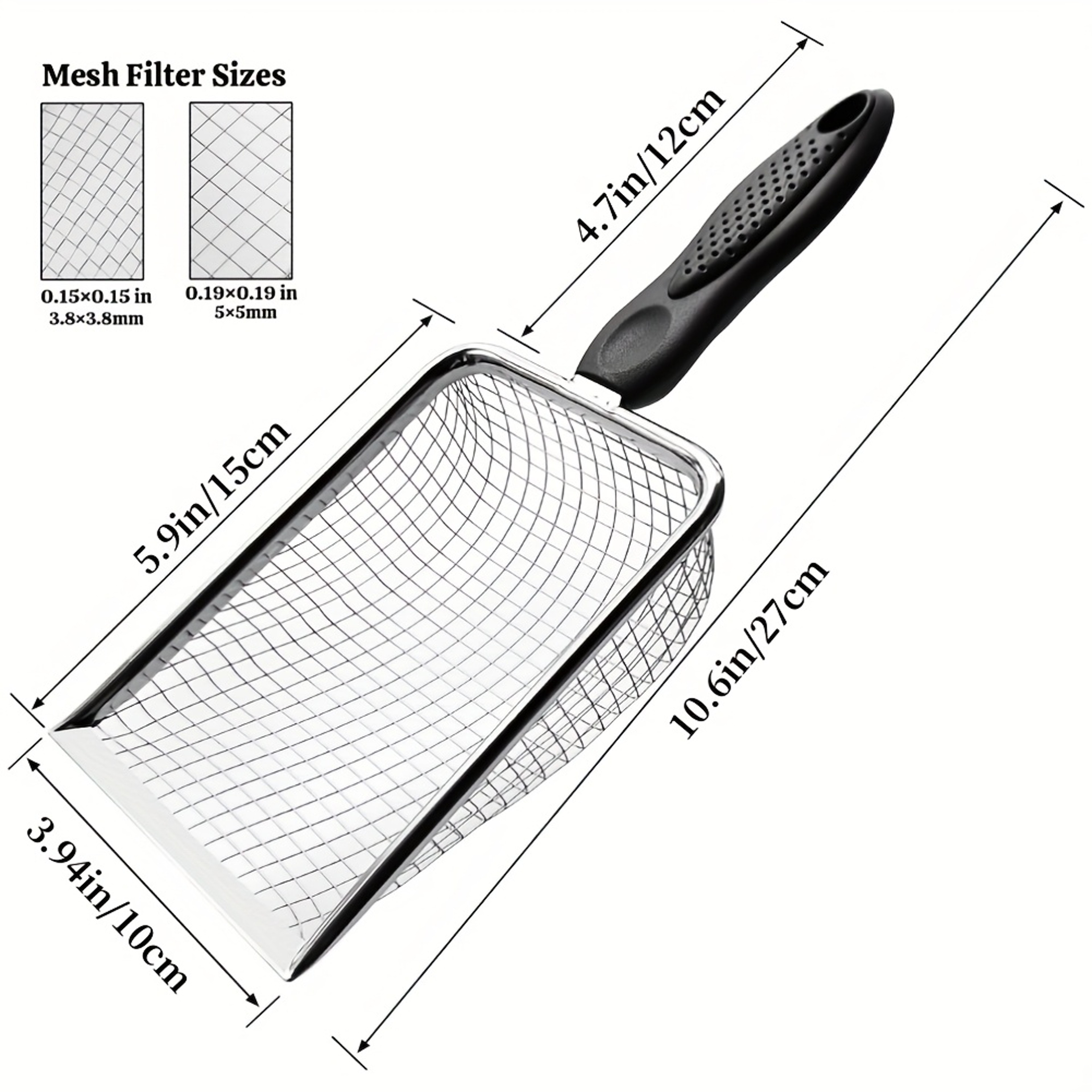 Soil Sifter with & Mesh Heavy Duty Garden Sieve for Compost, Sand & Dirt – view 6