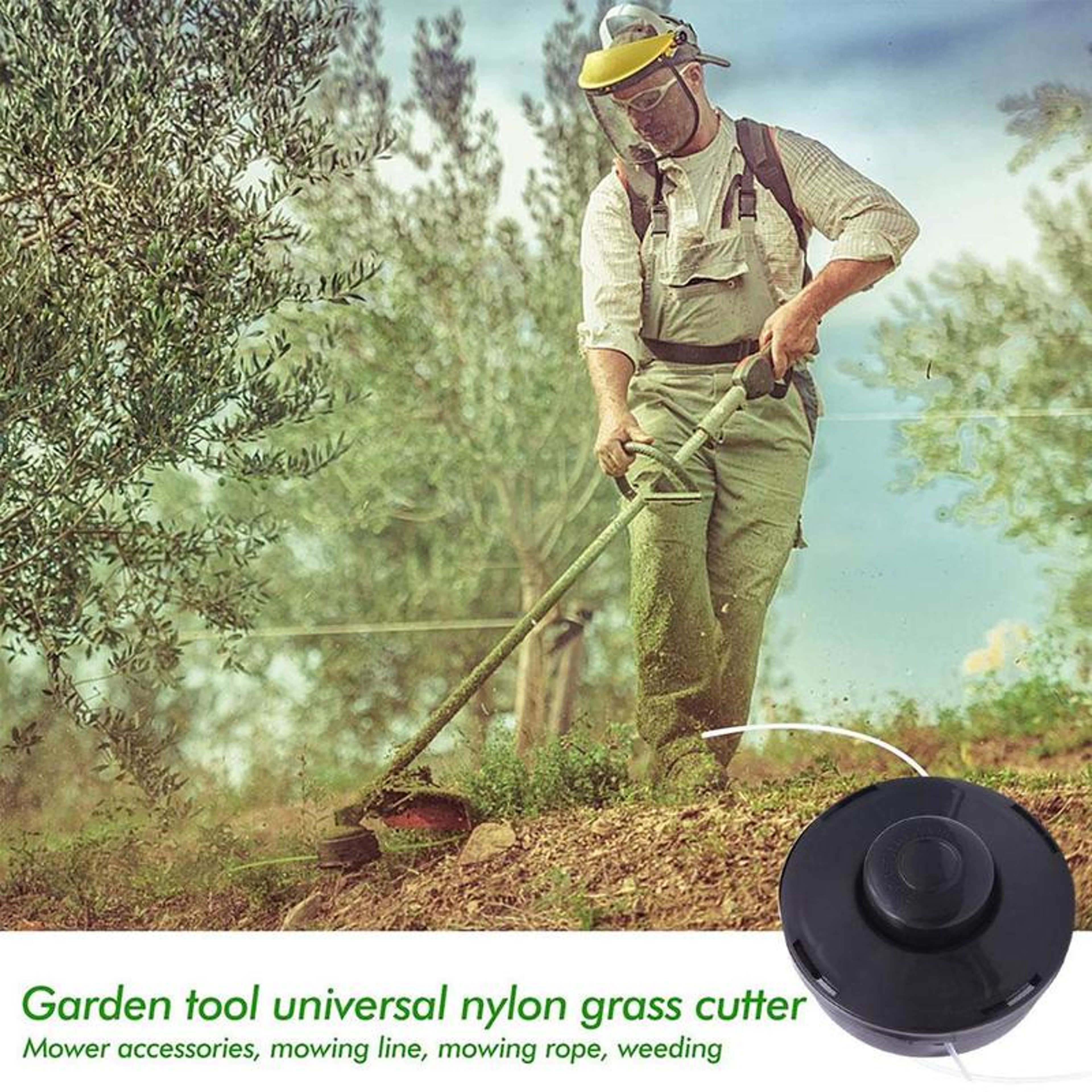 Universal Grass Trimmer Head Brush Cutter Replacement Head for Fast & Efficient Lawn Care – view 6