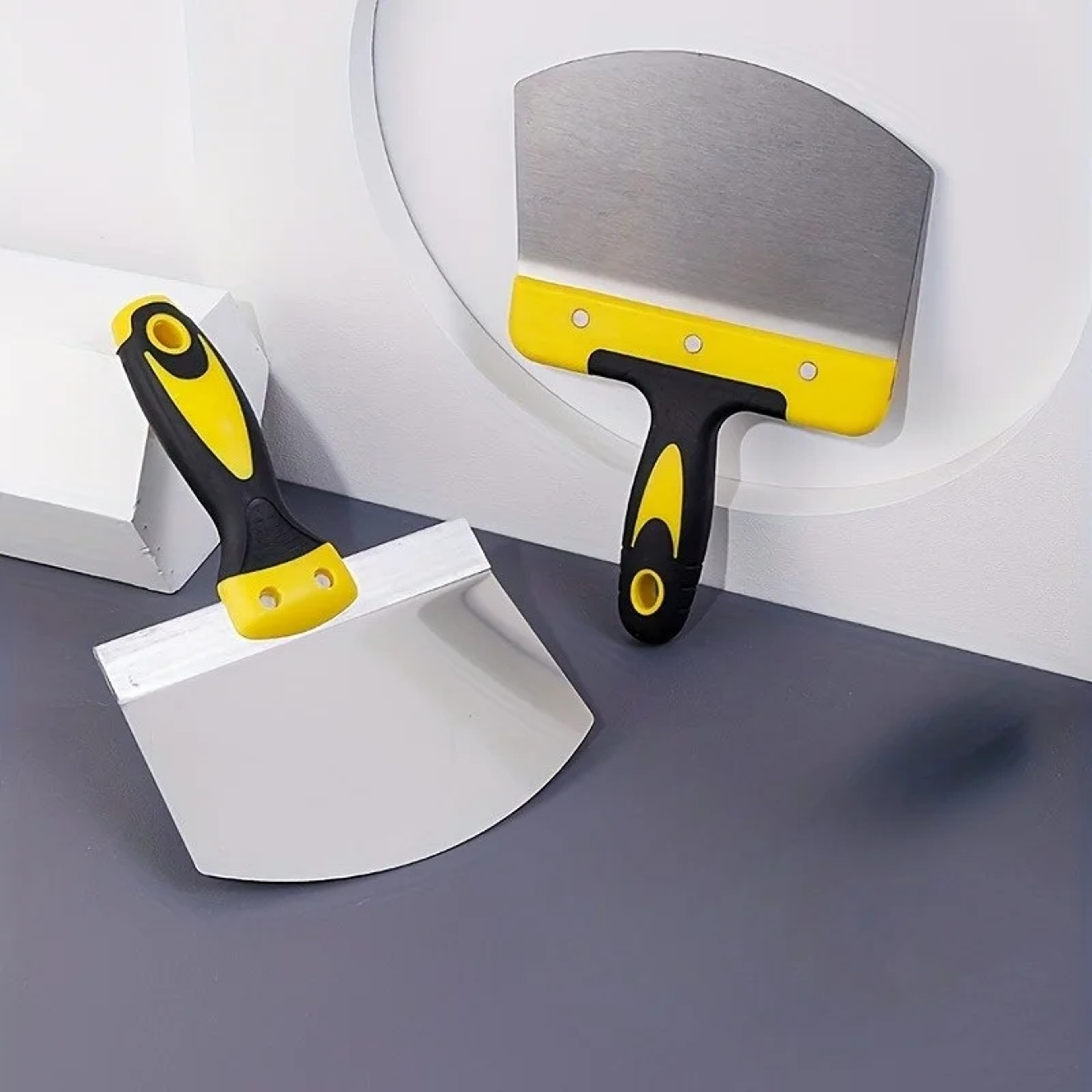 Curved Drywall Putty Knife Bucket Scoop Scraper for Plaster, Joint Compound & Paint Removal – view 2