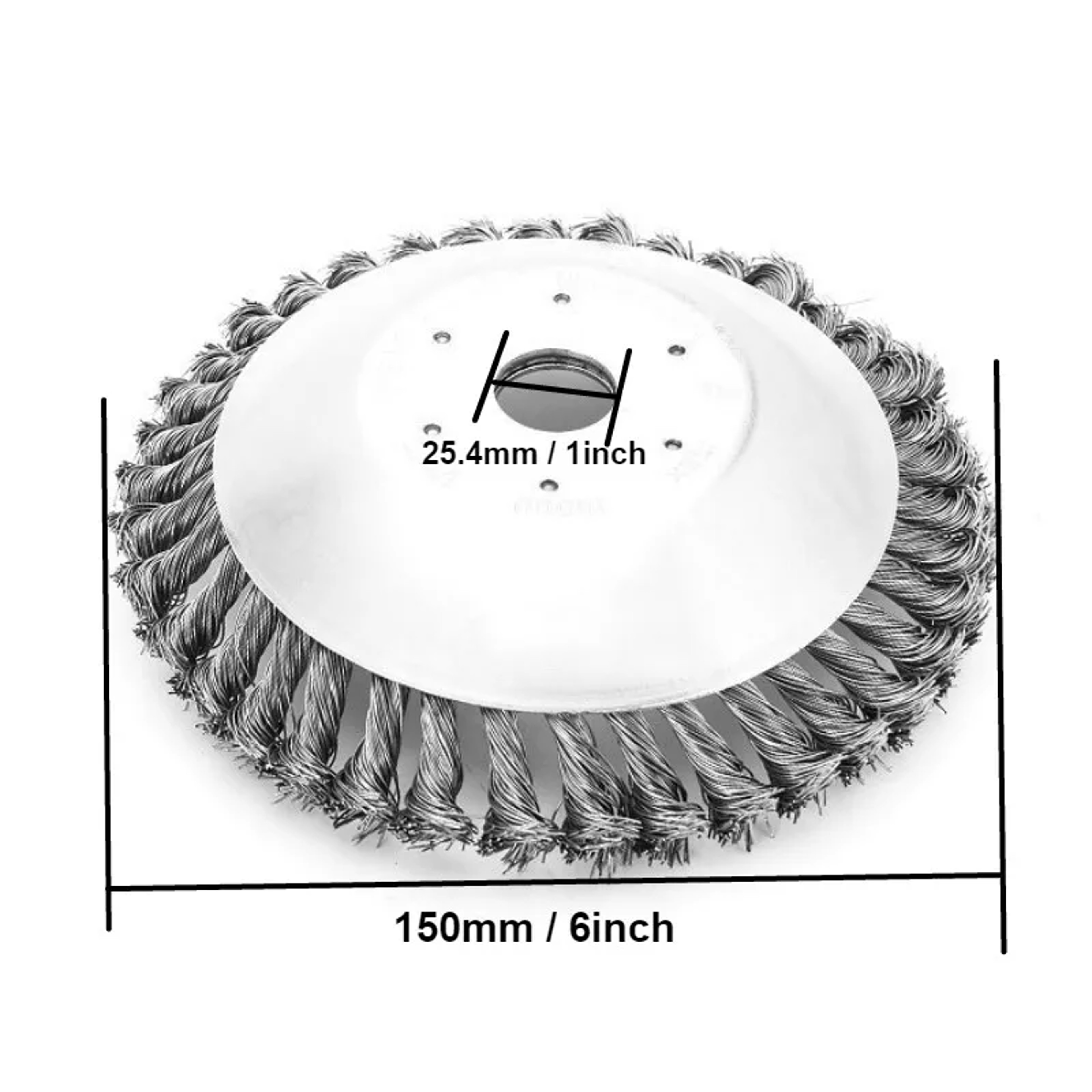 Heavy Duty Steel Wire Trimmer Head For Brush Cutter  Lawn Mower Weed Removal 2
