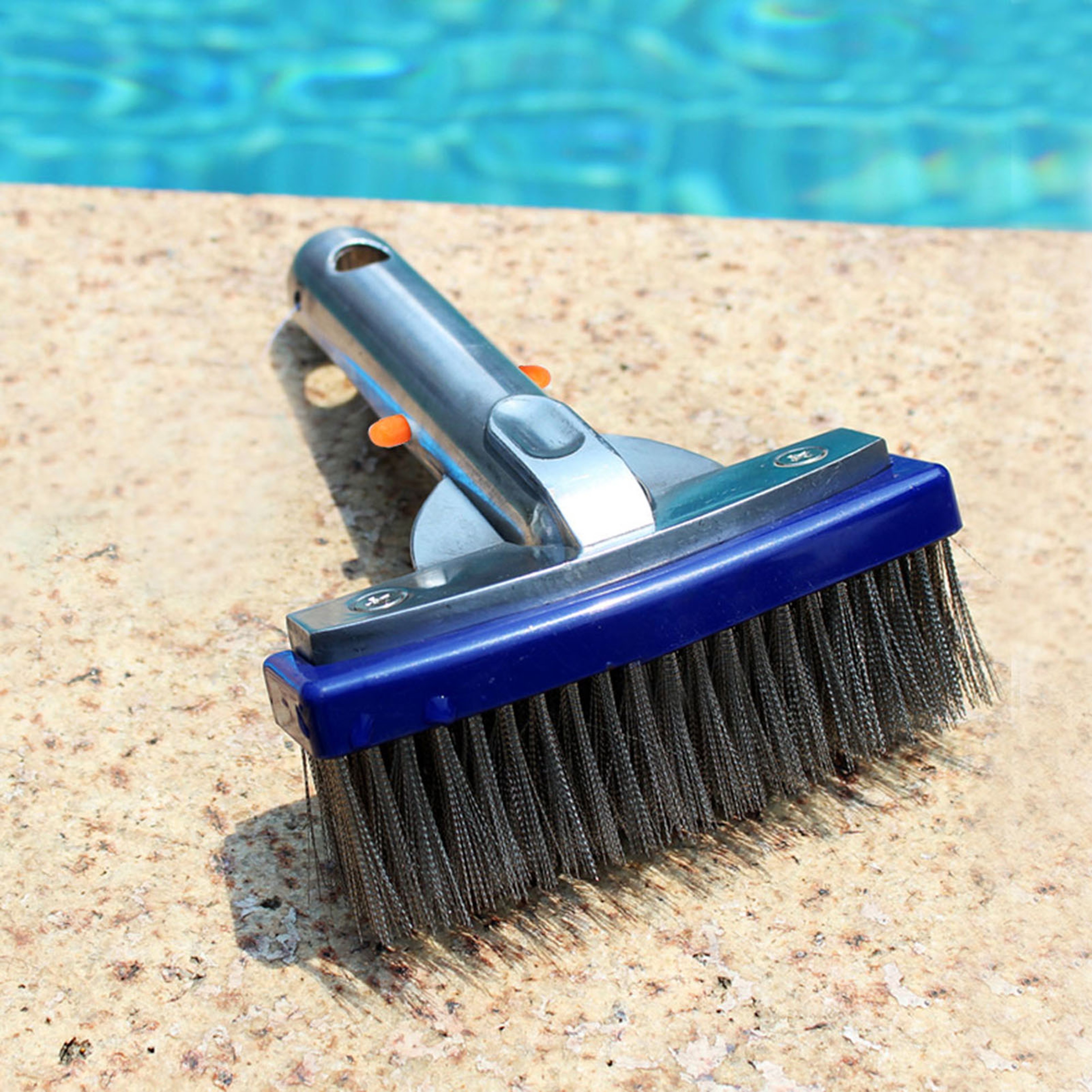 Stainless Steel Pool Brush for Pool Wall & Floor Deep Cleaning – view 2