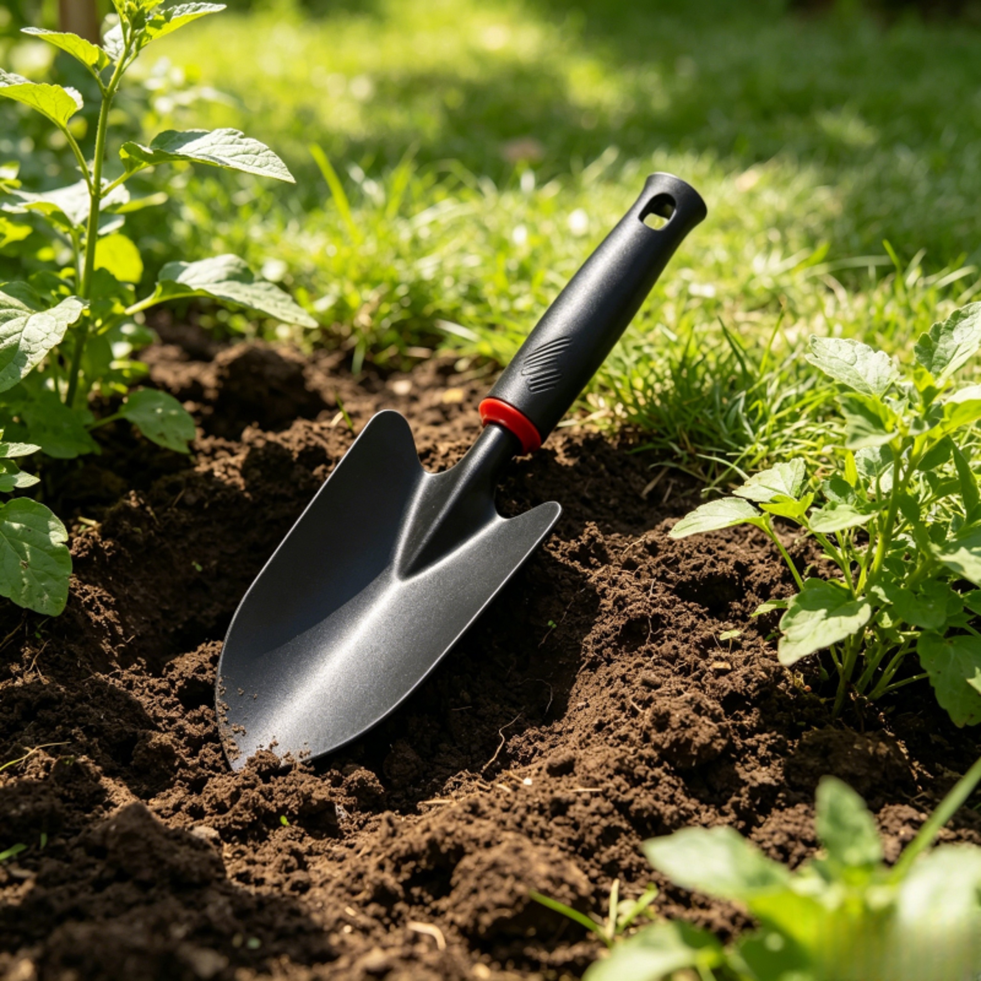 Ergonomic Garden Trowel for Planting & Transplanting with Comfortable Non-Slip Handle – view 1