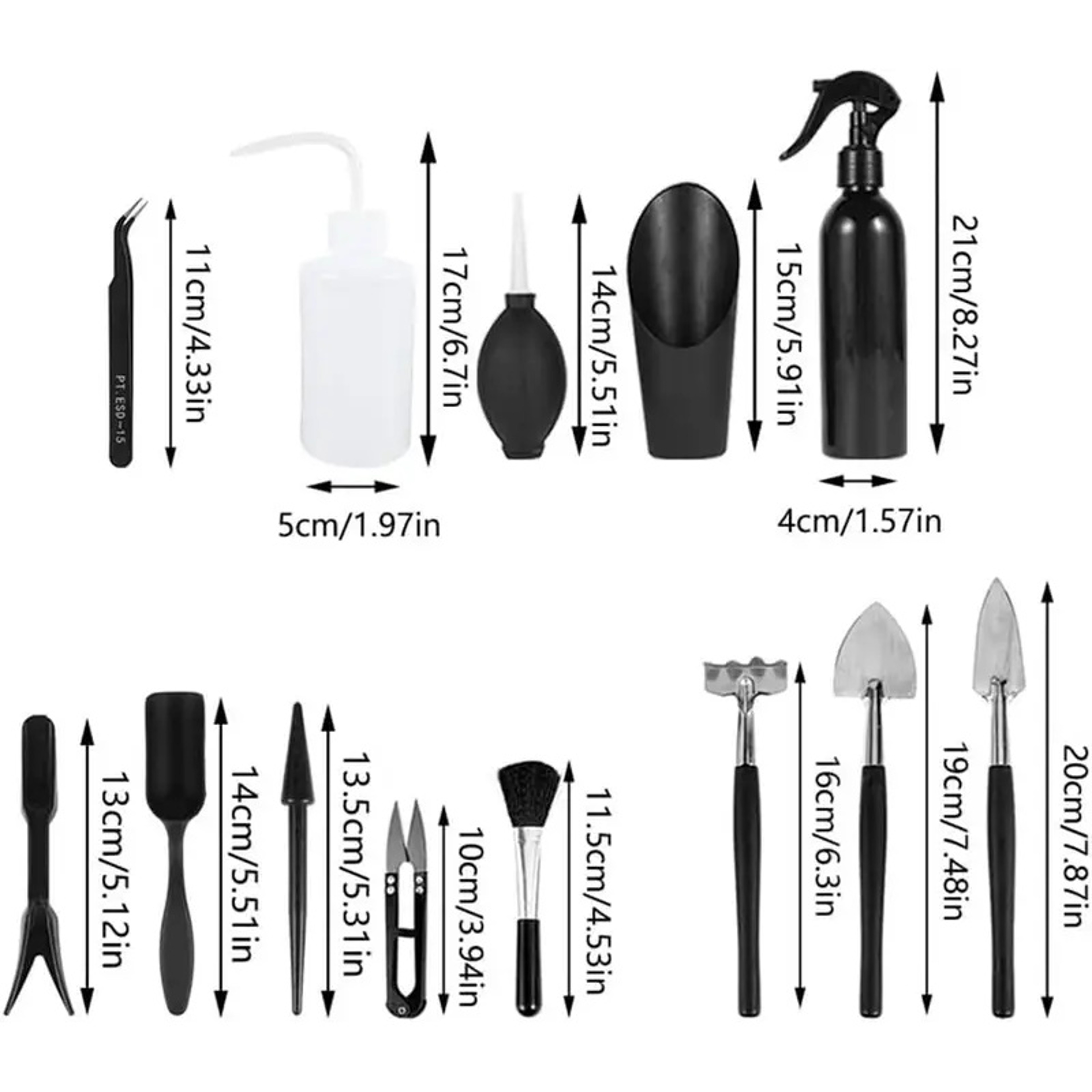 Succulent Tools & Mini Gardening Tool Set for Bonsai, Cactus & Indoor Plant Care – view 6