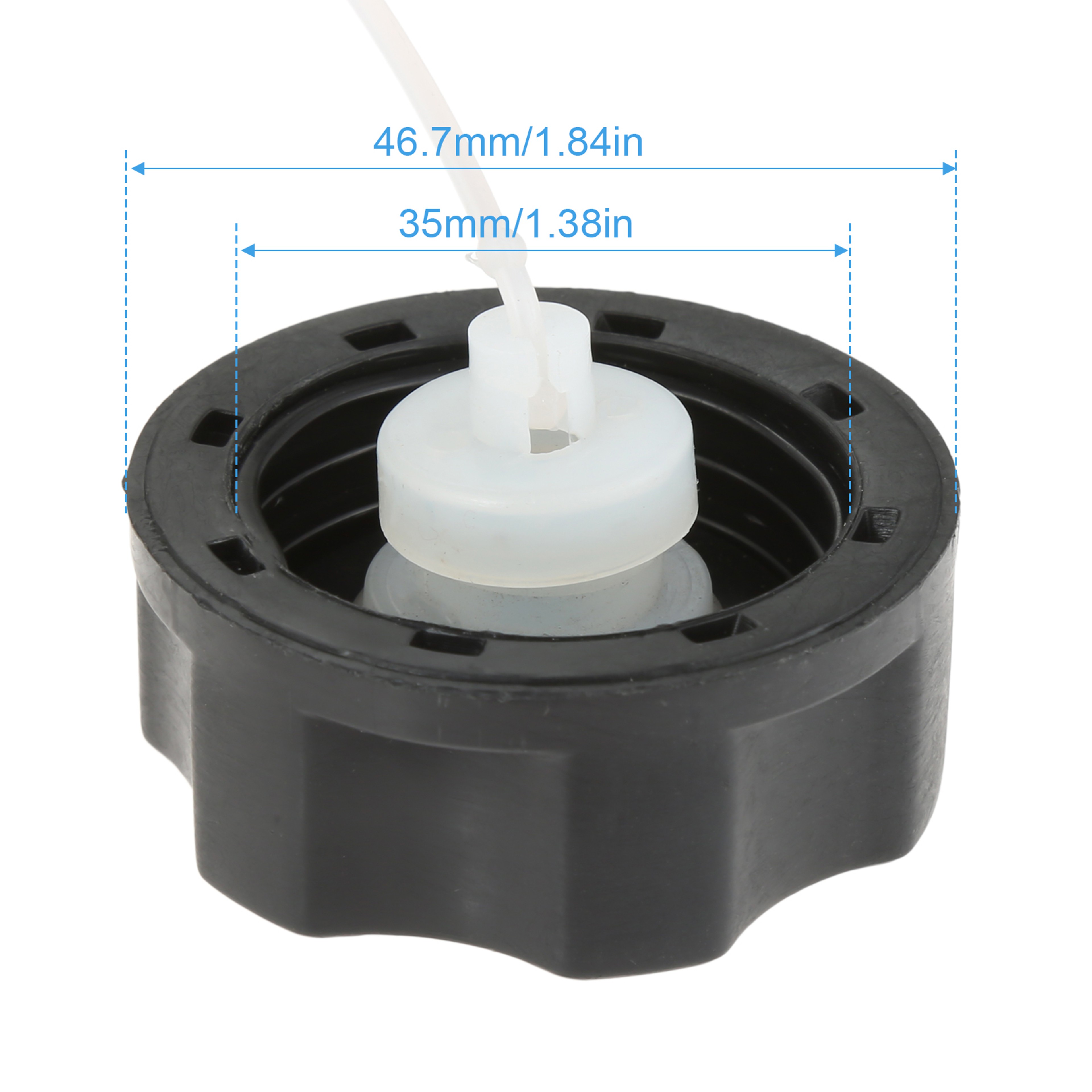 Universal Brushcutter Fuel Tank Cap Replacement for  Grass Trimmer, Lawn Mower & Chainsaw – view 1