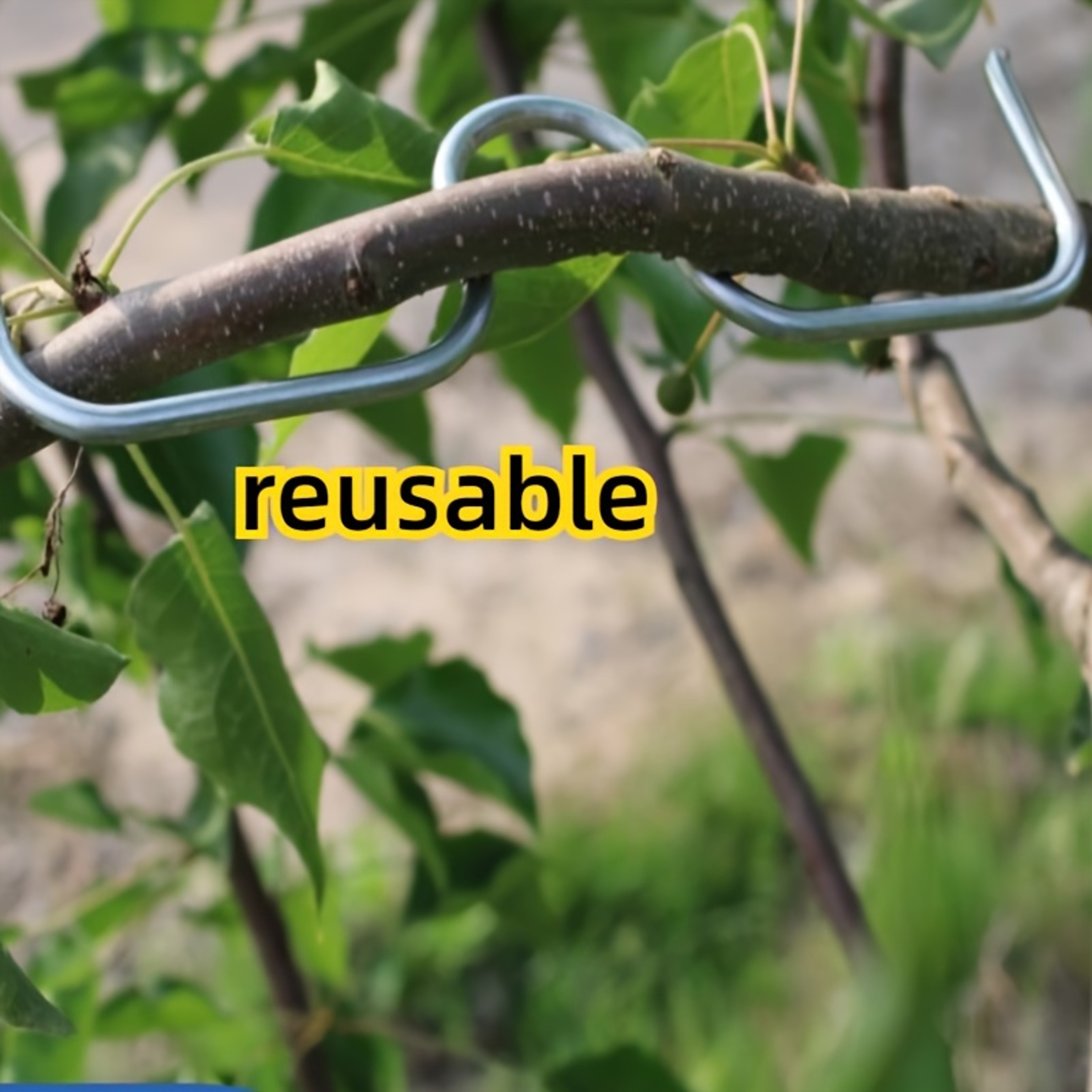 Tree Branch Bender Metal Clips Reusable Branch Training Tool for Fruit Trees & Bonsai Shaping – view 2