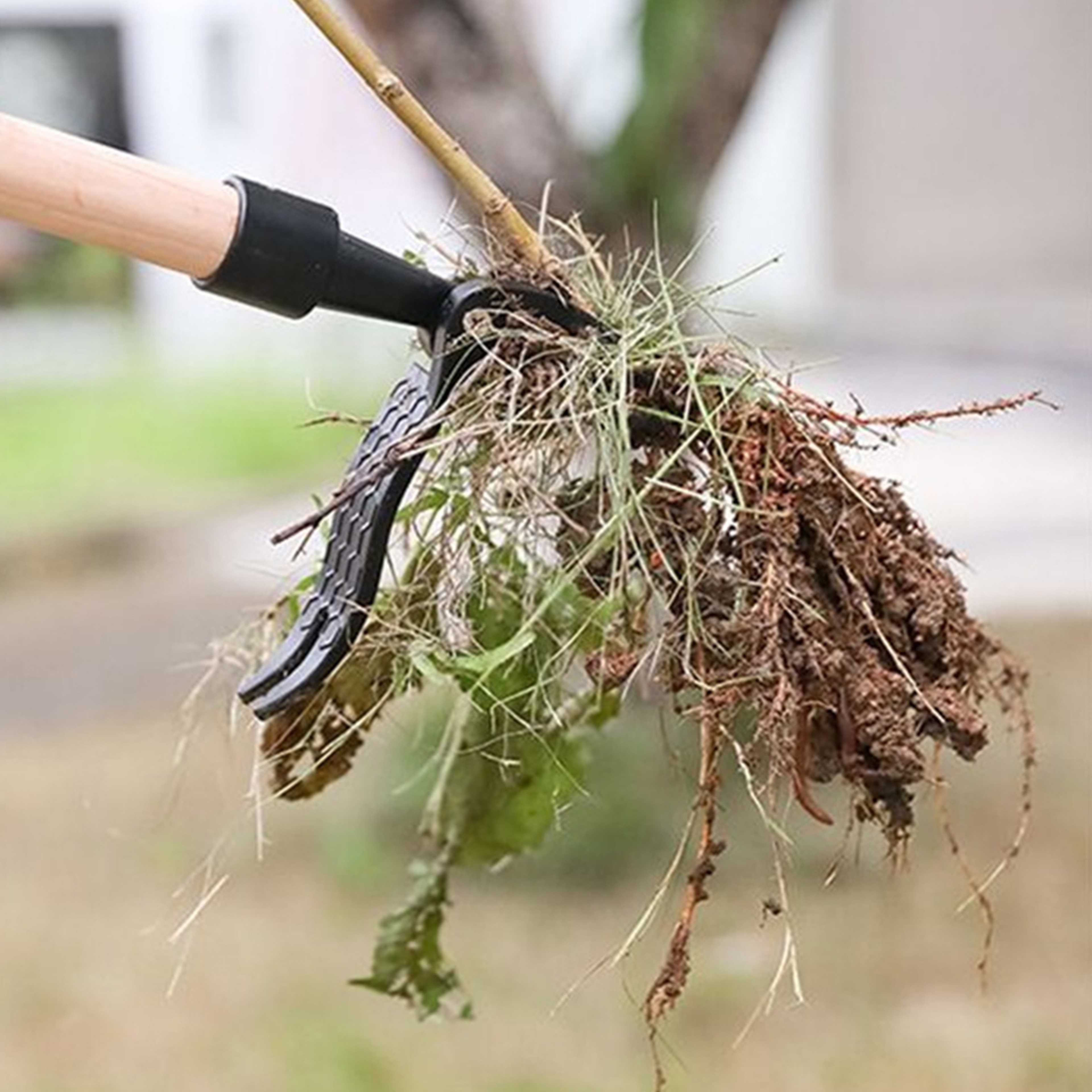 Standing Weeder Weed Puller Manual Root Weed Remover Tool for Easy Garden Weeding Without Bending – view 3
