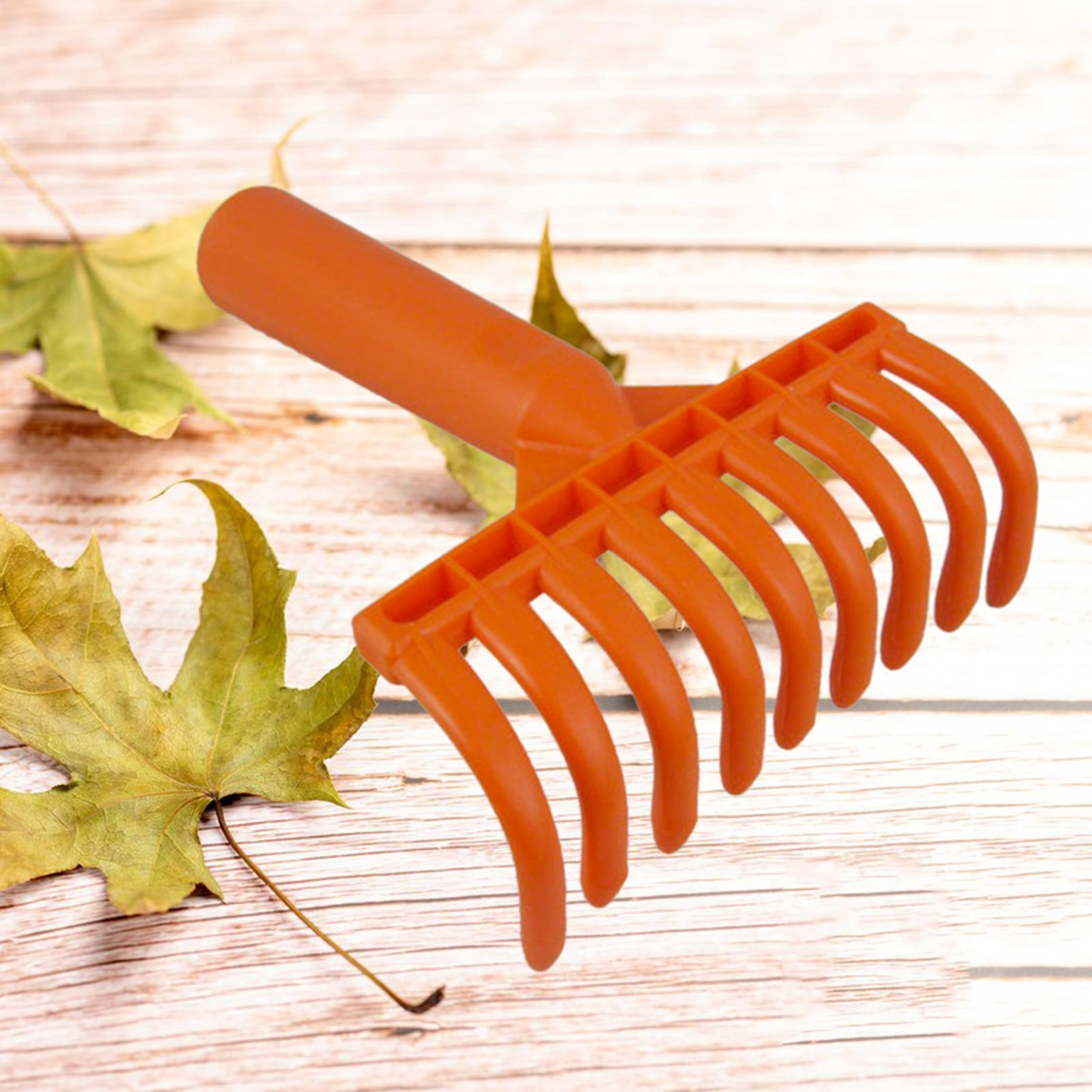 Lightweight Garden Rake with Tines Ergonomic Leaf Rake for Lawn & Yard Cleanup – view 1