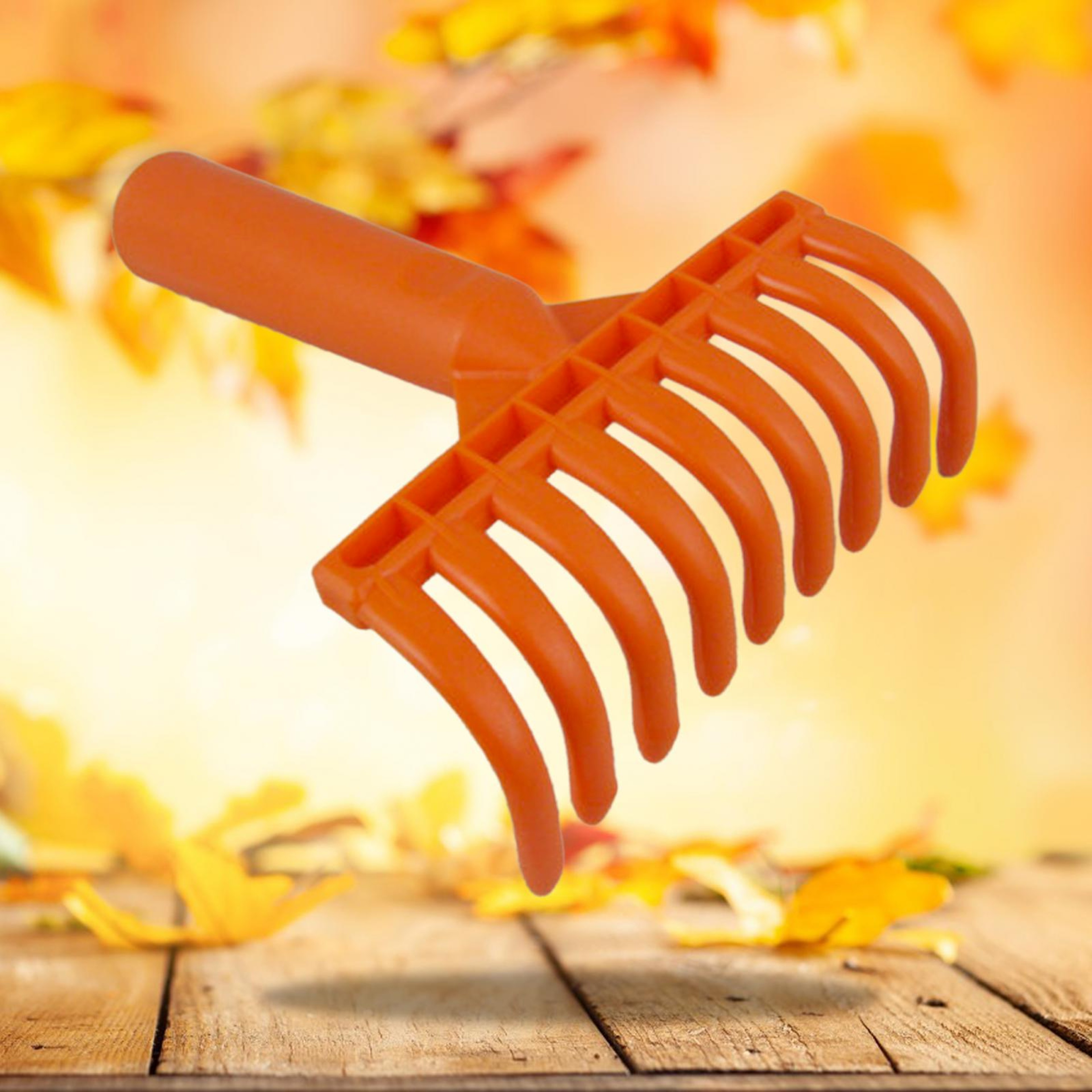 Lightweight Garden Rake with Tines Ergonomic Leaf Rake for Lawn & Yard Cleanup – view 4