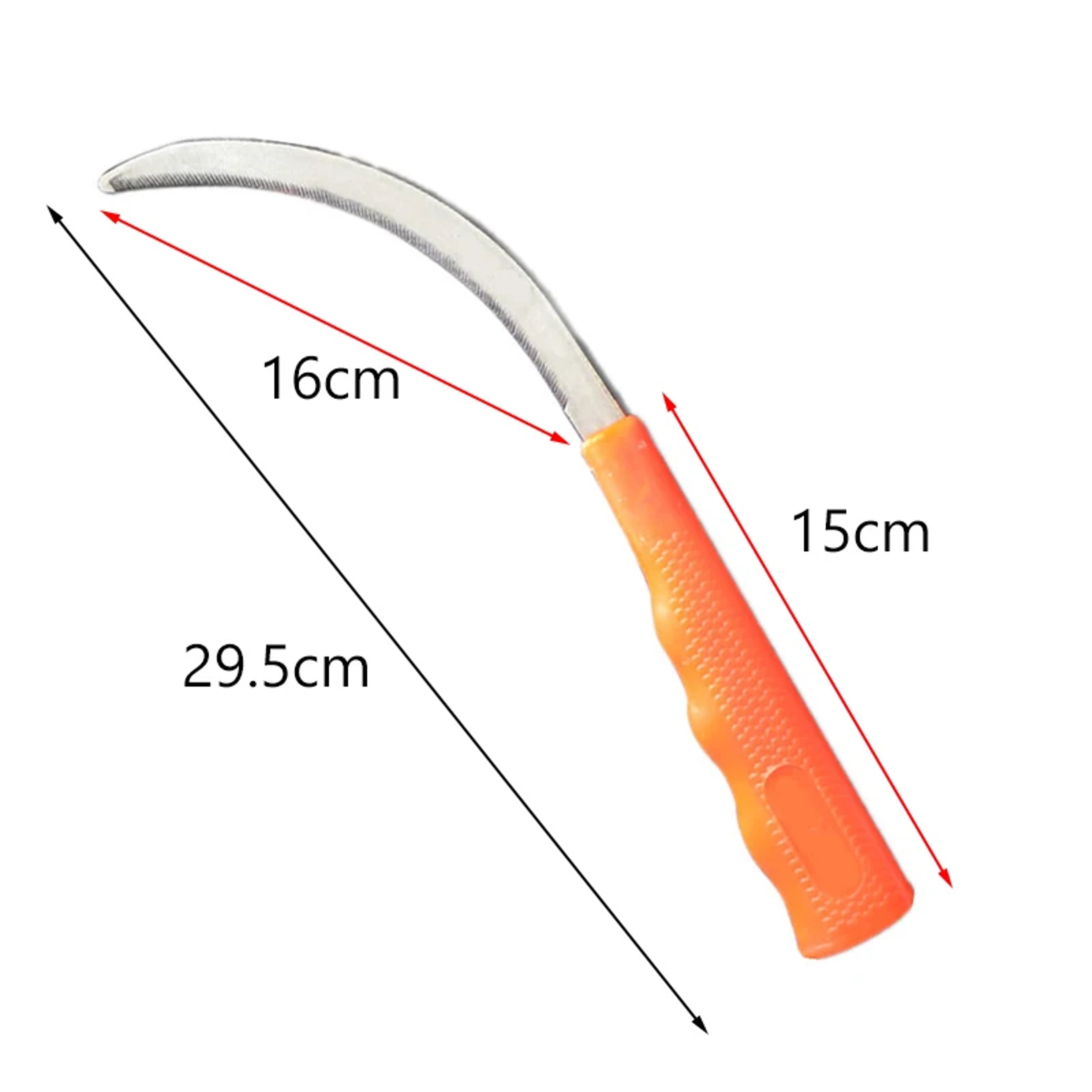 Piece Stainless Steel Garden Sickle Set for Weed Removal & Grain Harvesting – view 7