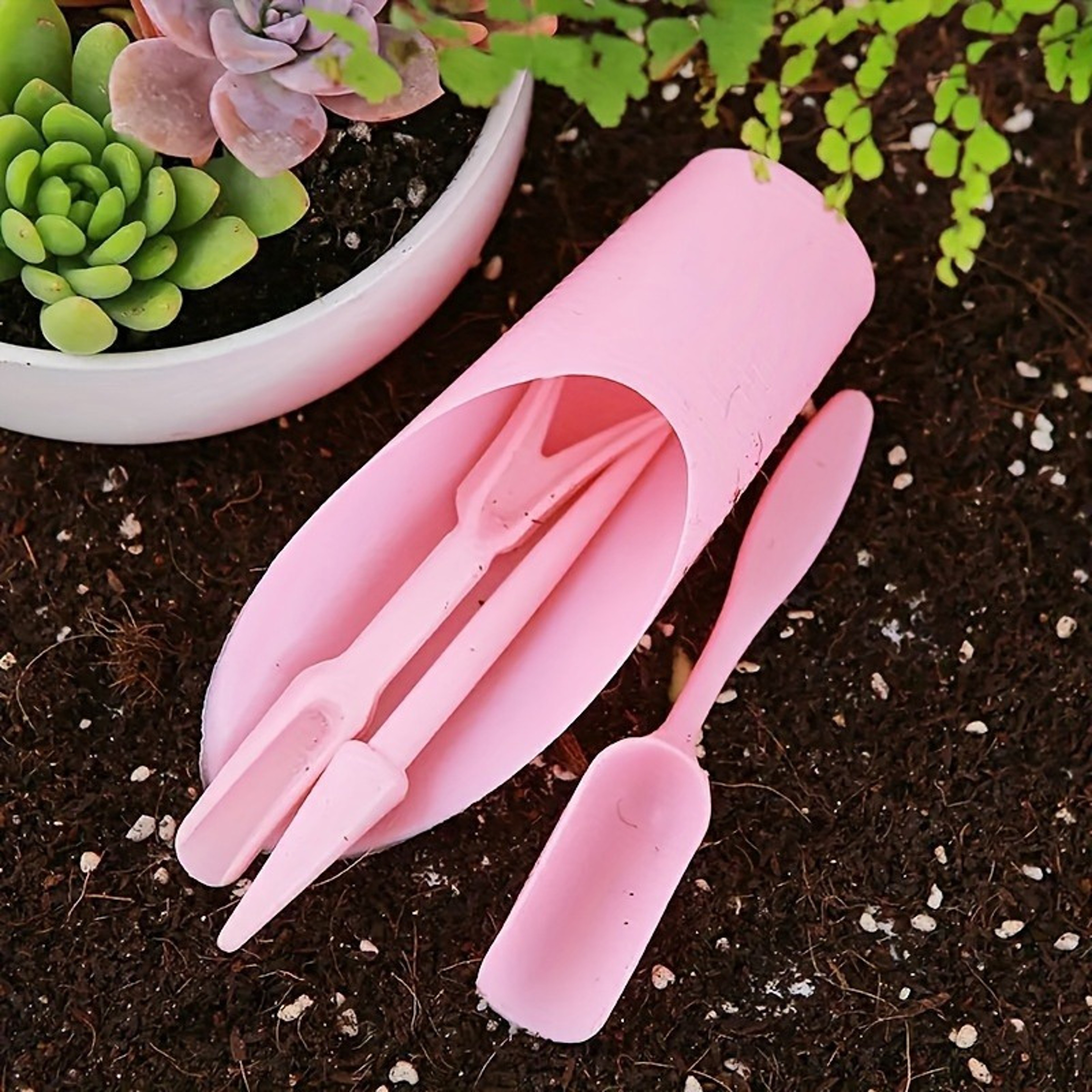Mini Garden Tools Set for Succulents, Houseplants & Precision Potting – view 1