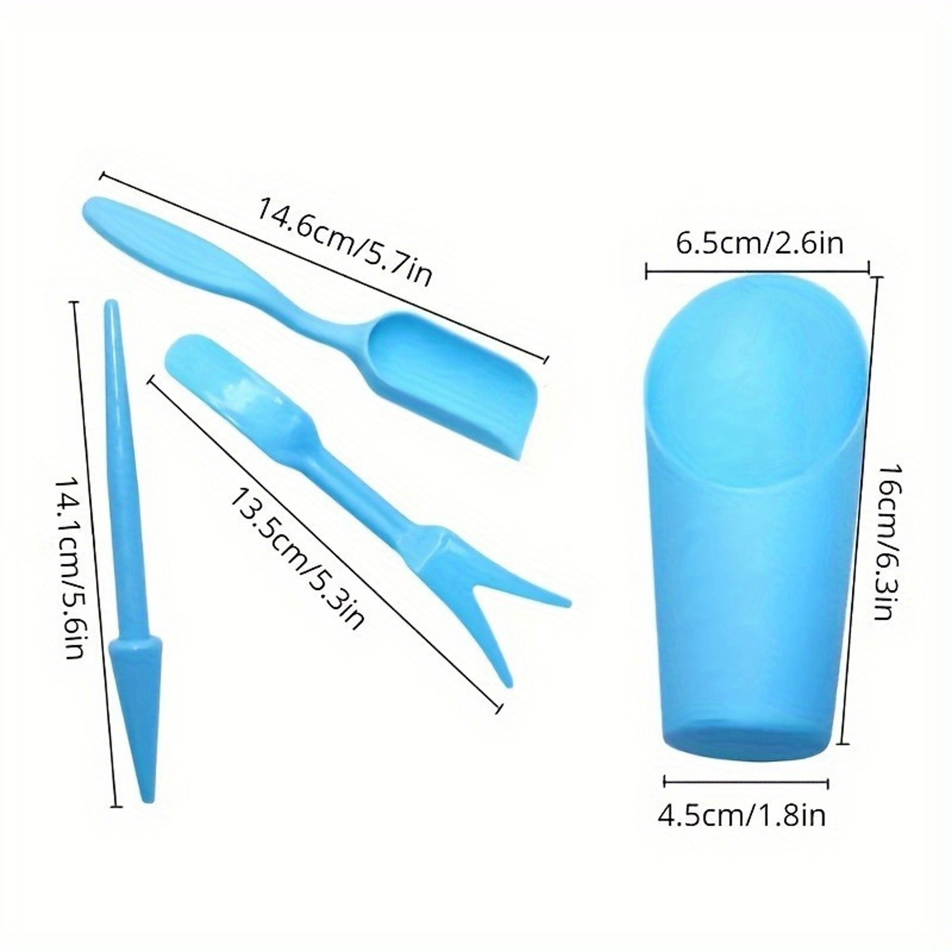 Mini Garden Tools Set for Succulents, Houseplants & Precision Potting – view 3