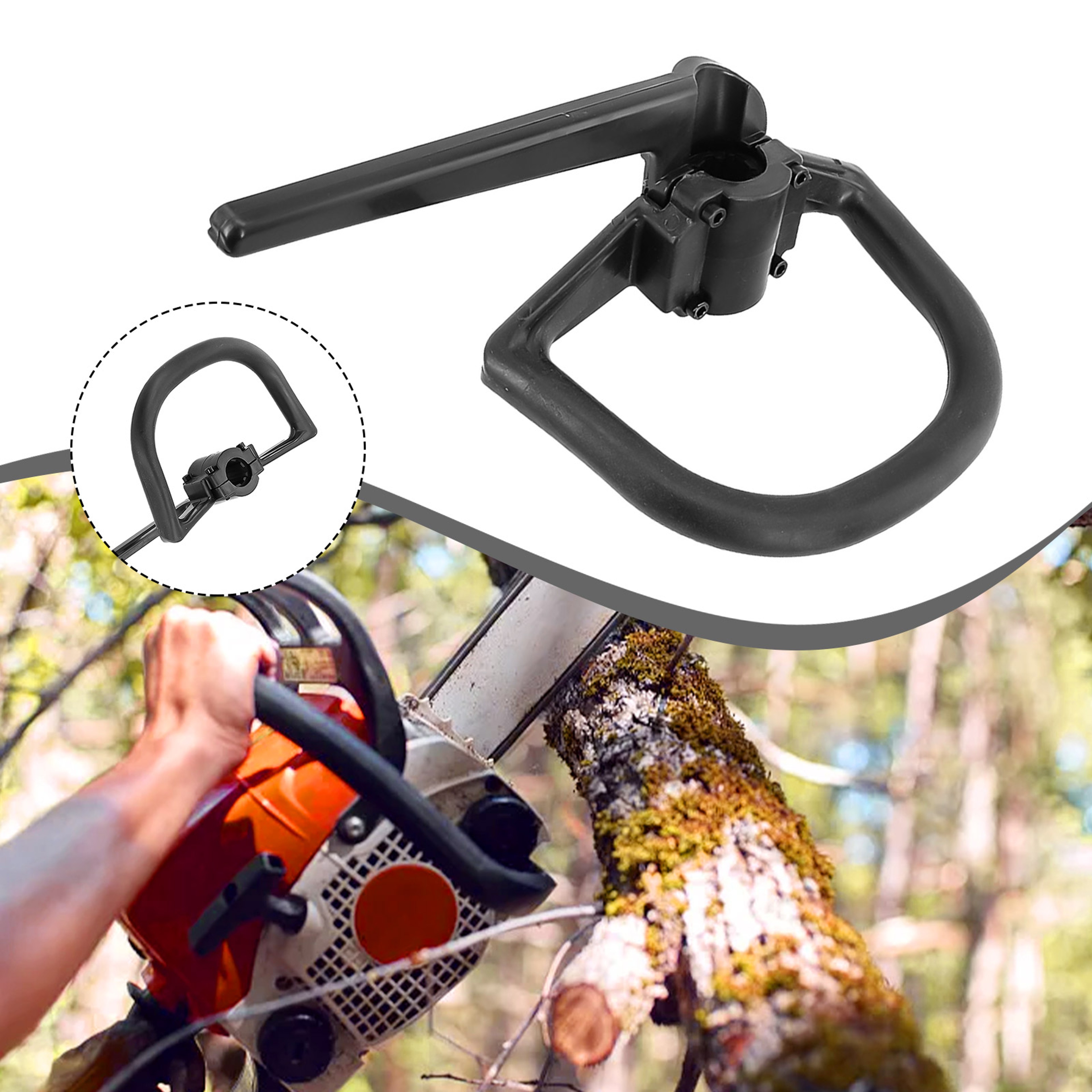Universal Brushcutter Loop Handle for Shaft Grass Trimmer Replacement Grip Accessory – view 1