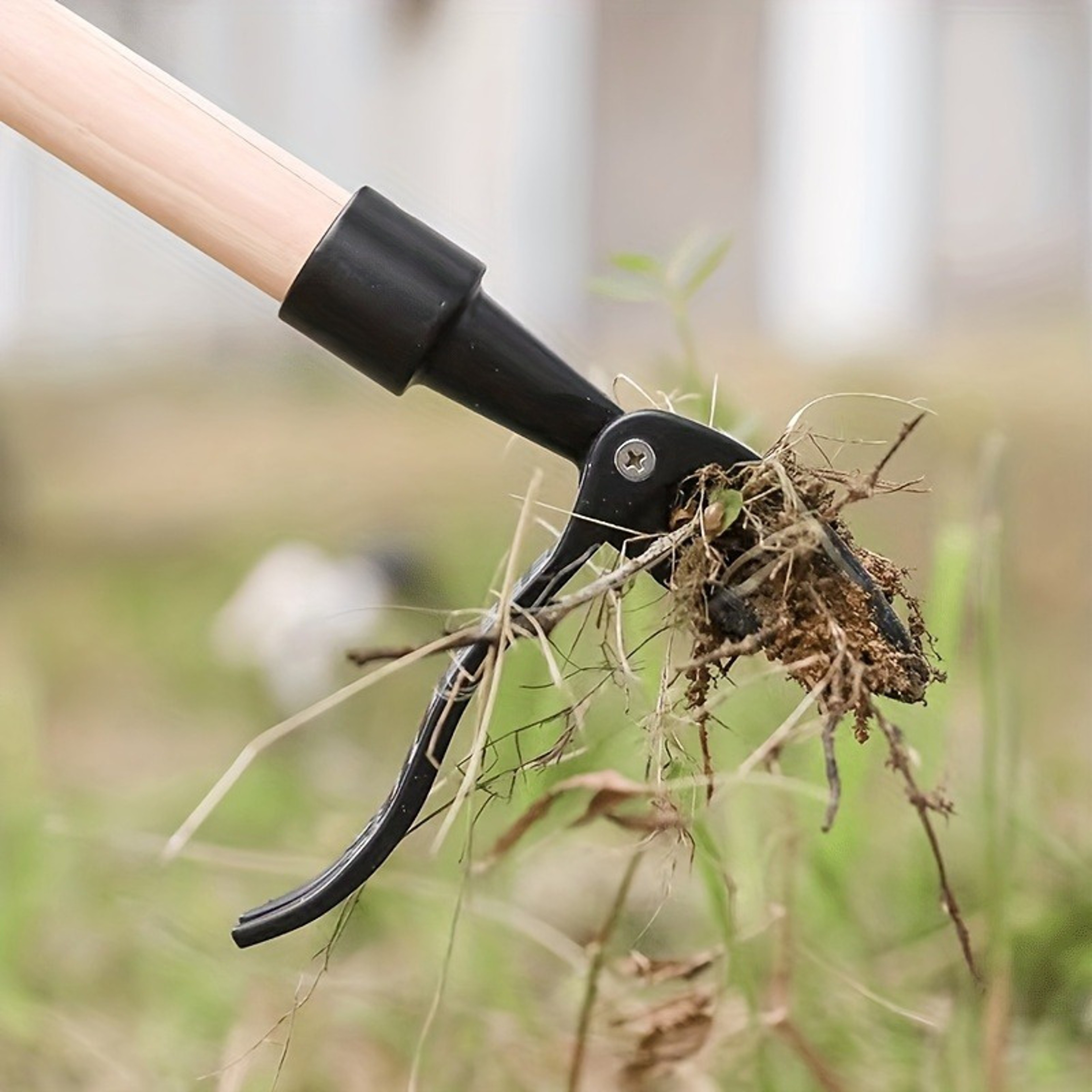 Stand Up Weed Puller Tool with 4 Claw Root Remover for Easy Lawn & Garden Weeding – view 4
