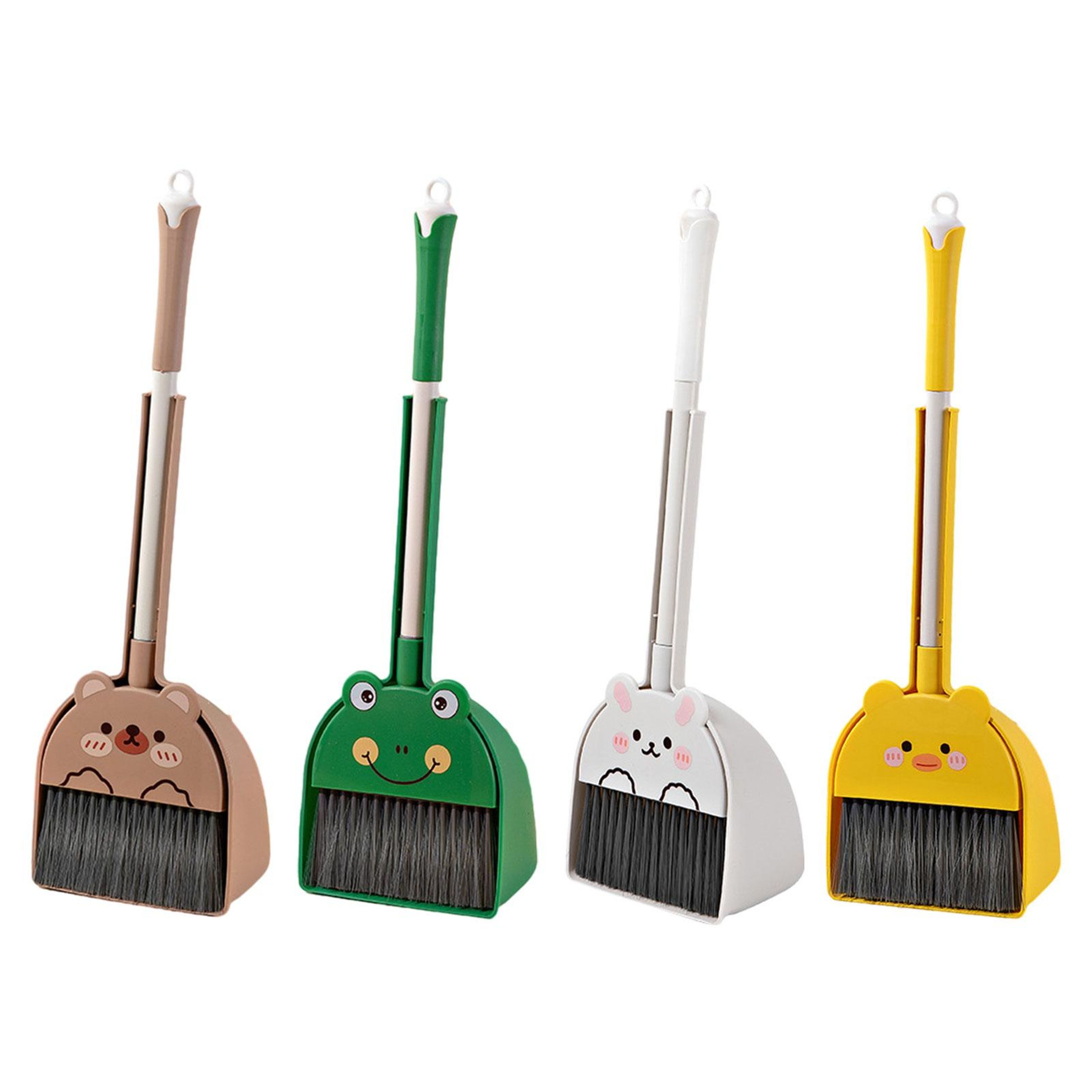 Kids Cleaning Set Mini Broom and Dustpan Pretend Play & Housekeeping Toy for Toddlers Ages – view 2