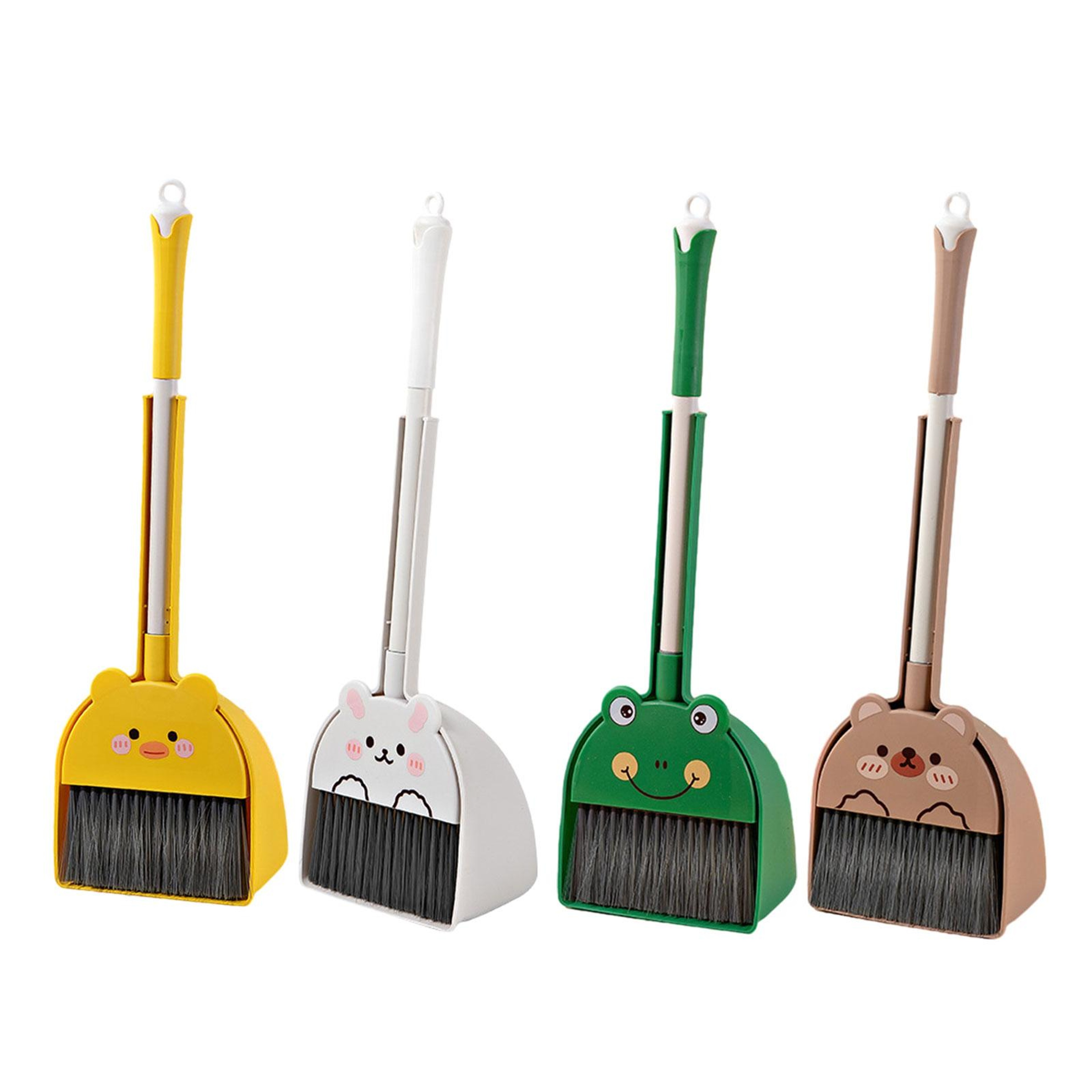 Kids Cleaning Set Mini Broom and Dustpan Pretend Play & Housekeeping Toy for Toddlers Ages – view 3