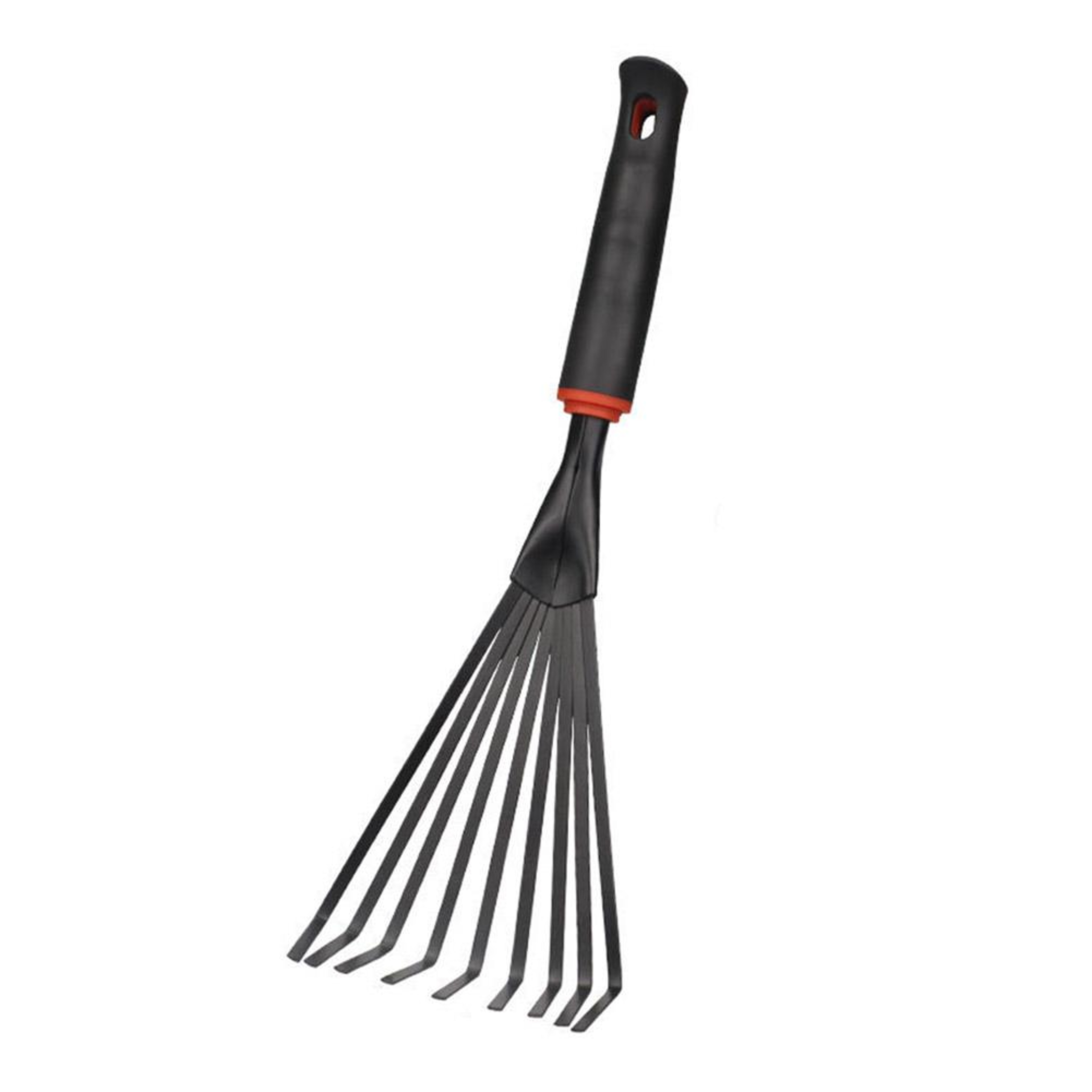 Steel Hand Garden Rake for Weeding, Soil Loosening & Flower Bed Gardening – view 4