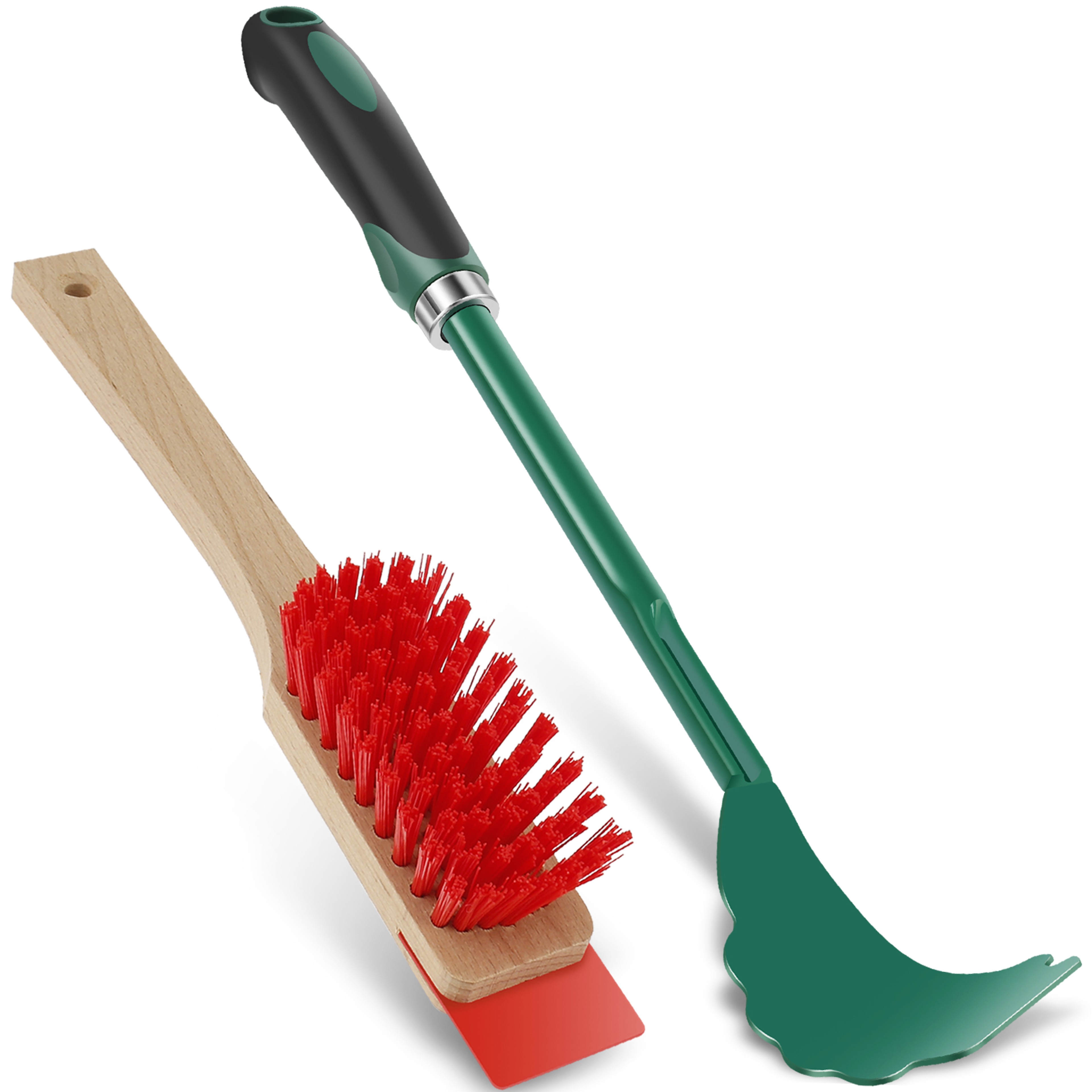 Lawn Mower Deck Cleaner & Mower Deck Scraper with Stiff Bristle Brush – view 7