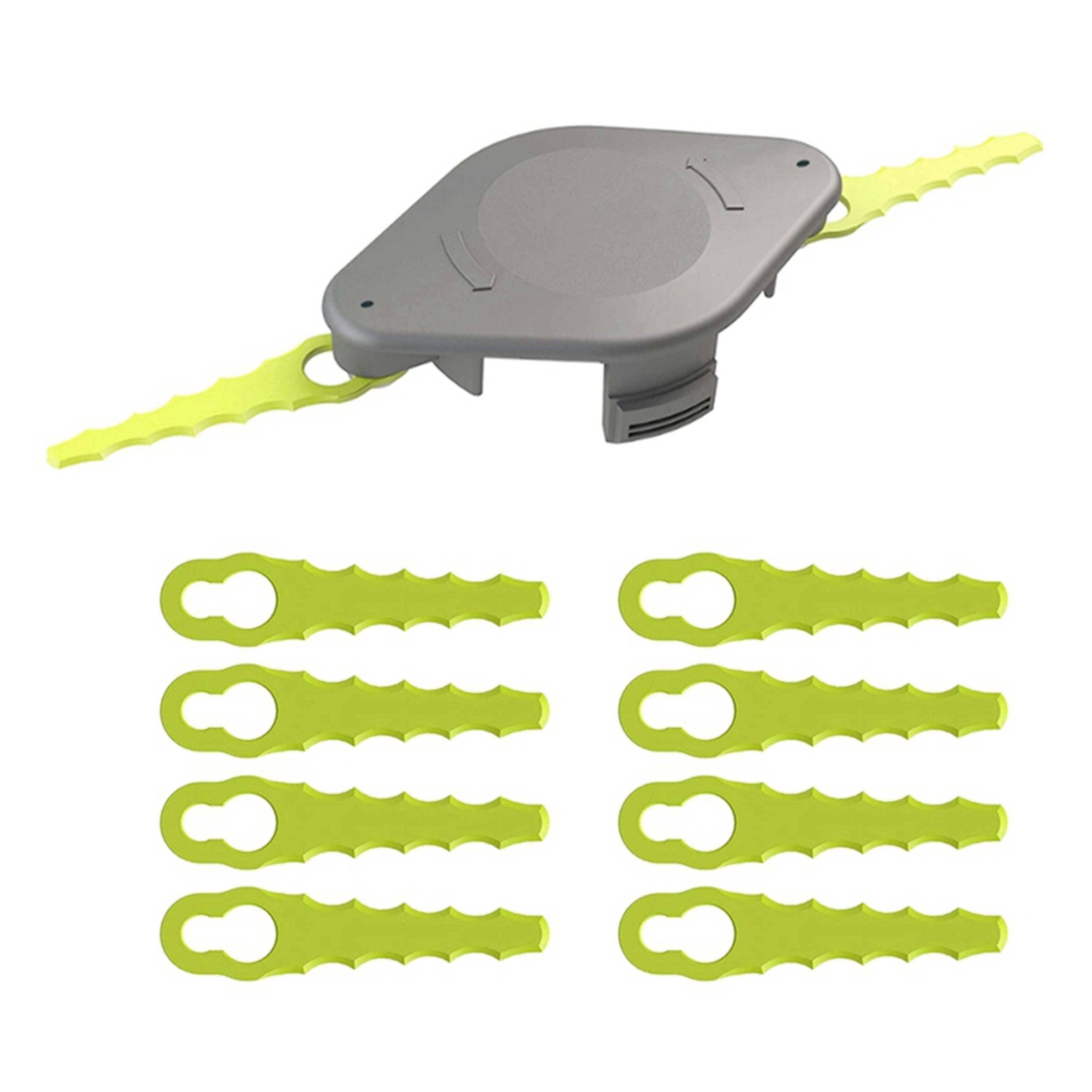Trimmer Head Replacement with Plastic Blades for Lawn Trimmers – view 7