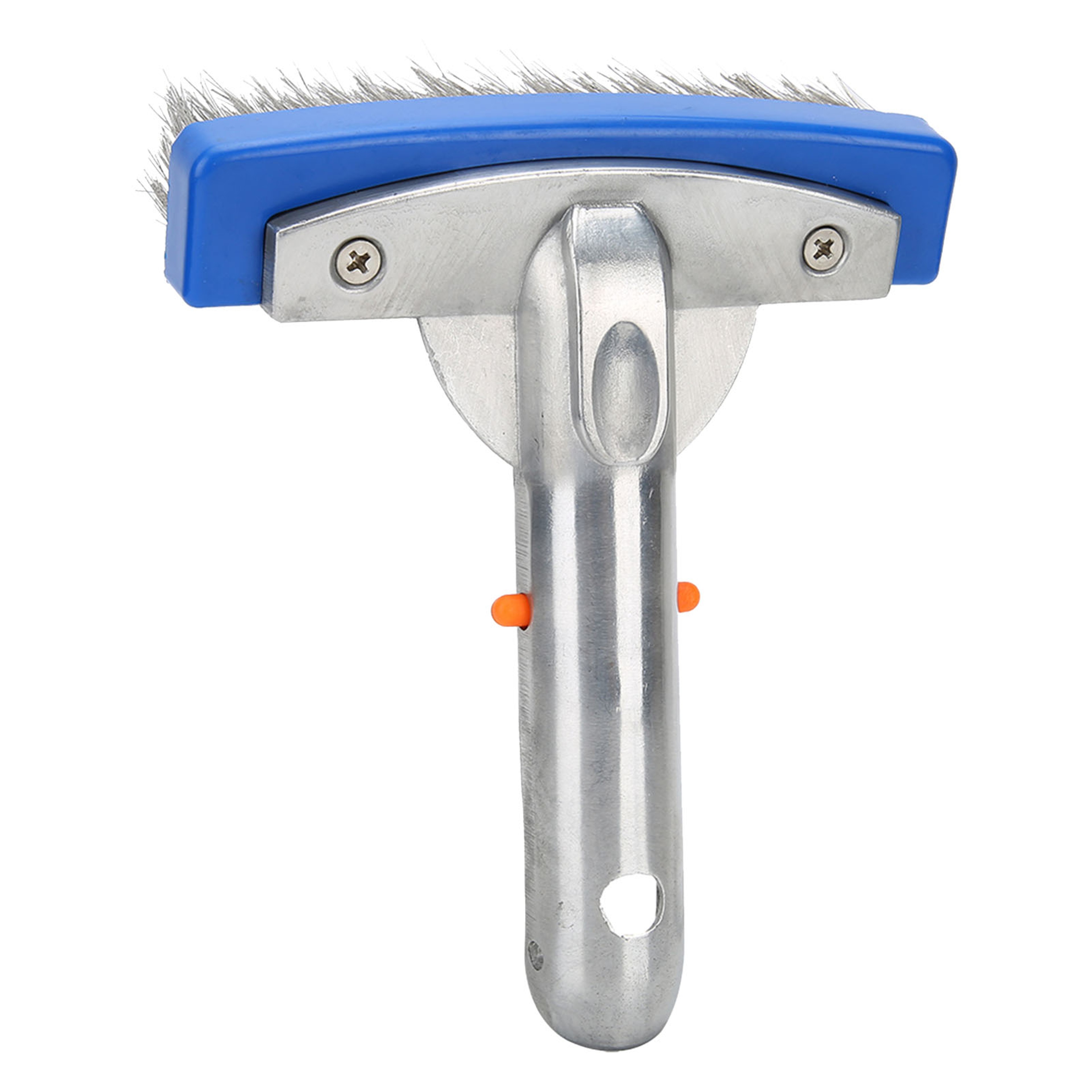 Heavy Duty Pool Cleaning Brush Stainless Steel Algae Scrub Brush for Pool Walls, Floors & Spa – view 5