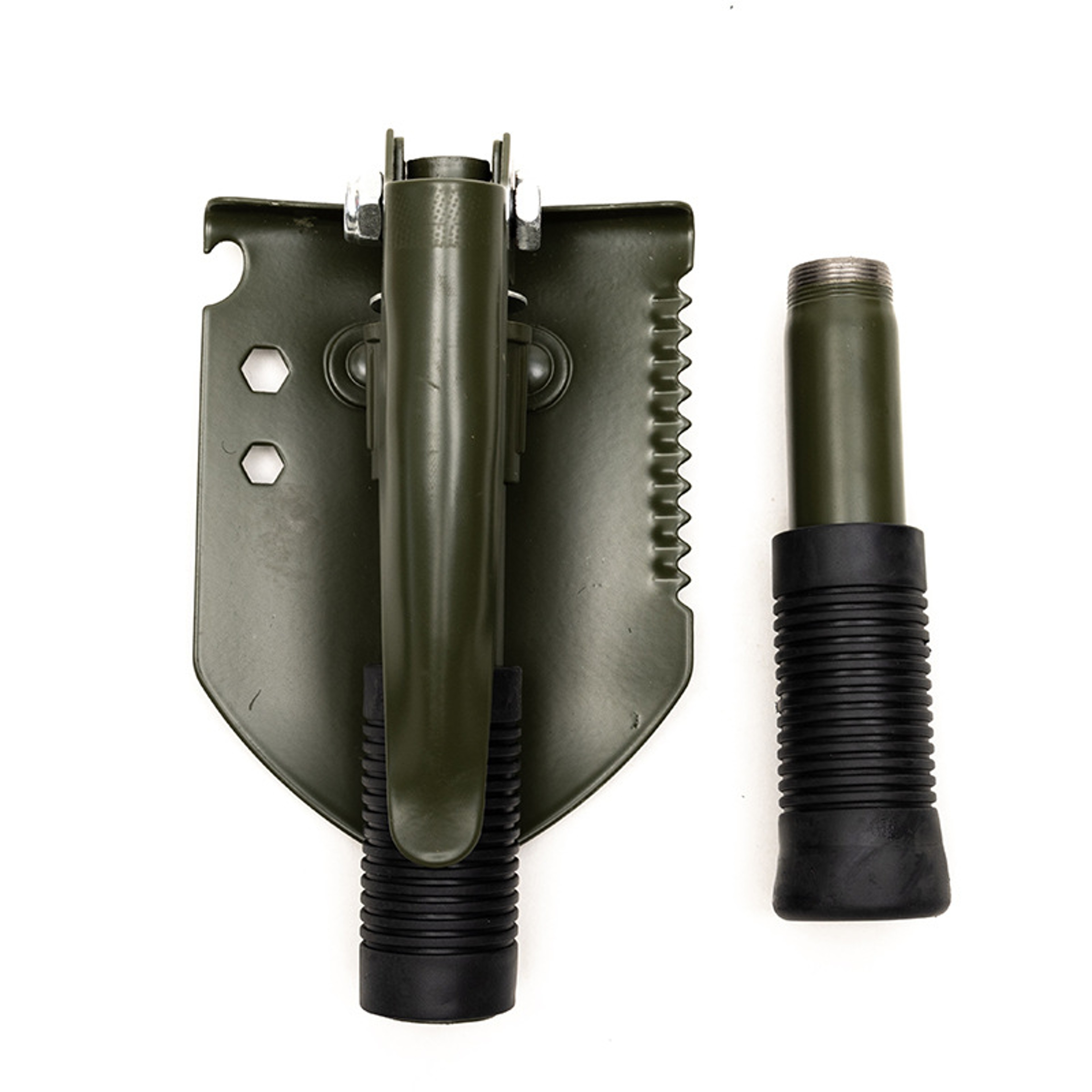 Heavy Duty Folding Camping Shovel Multi Function Survival Shovel For Hiking Off Road  Emergency Gea 0