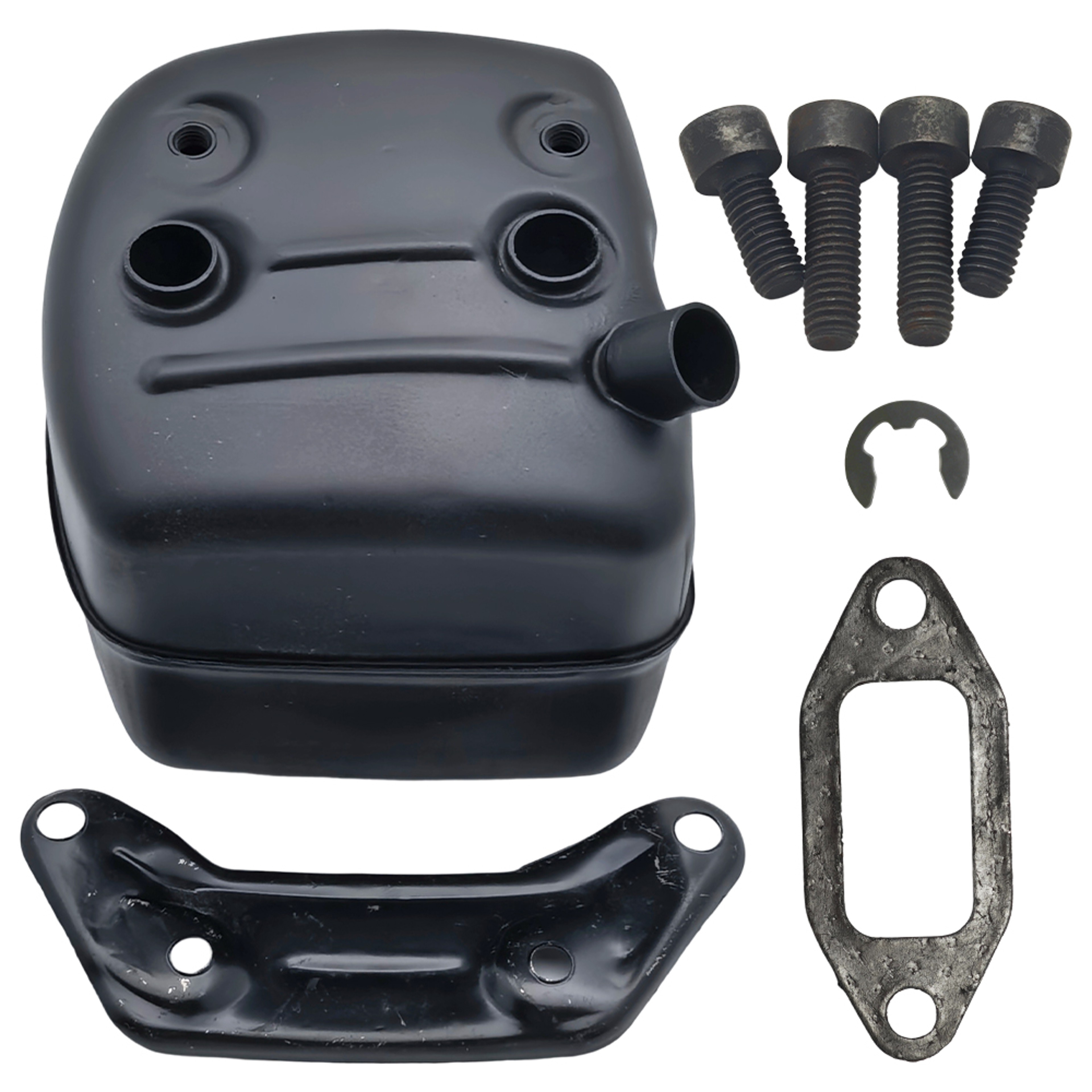 Husqvarna Chainsaw Exhaust Muffler Kit with Gasket & Screws – view 1