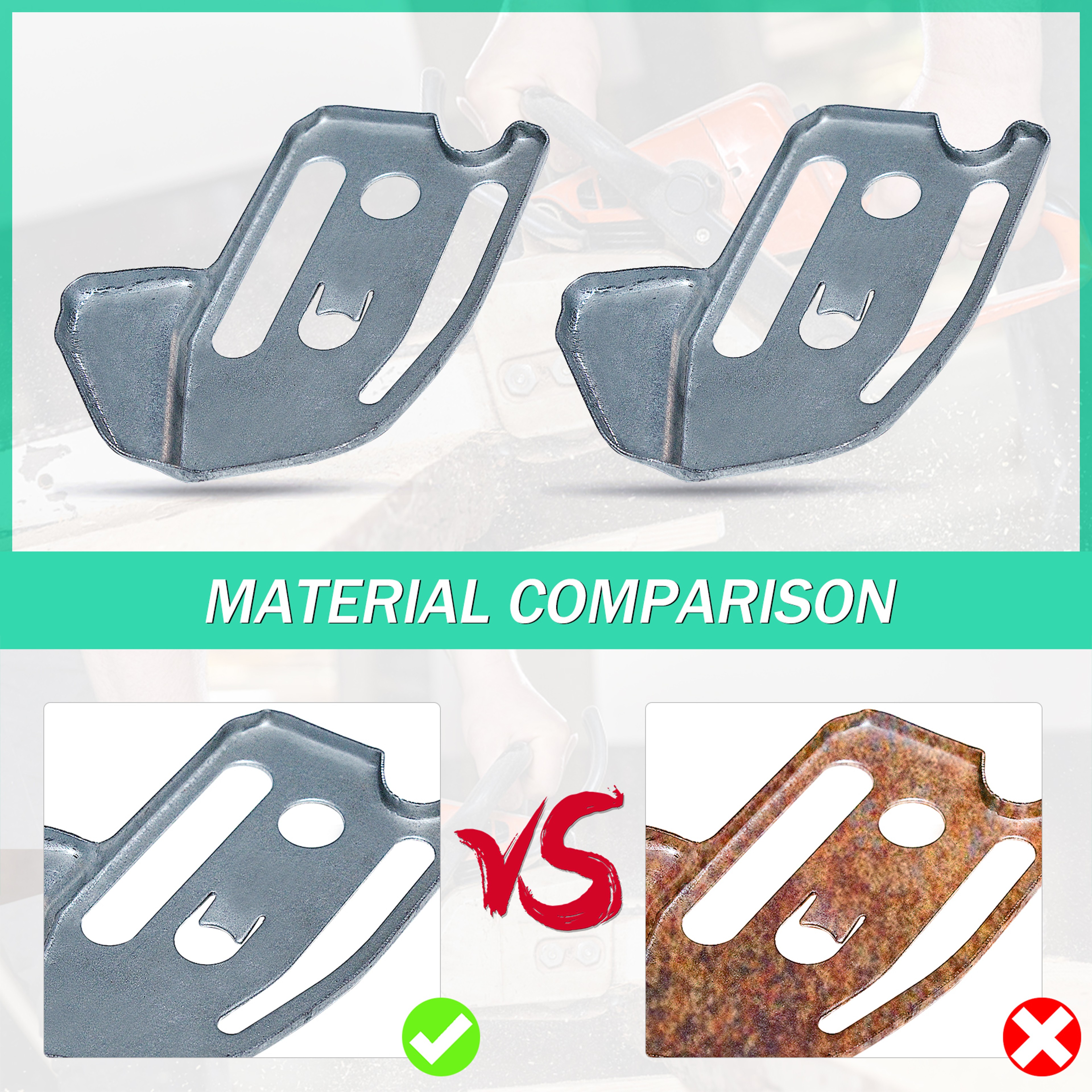 Chainsaw Guide Bar Mounting Plate Replacement Pack – view 4