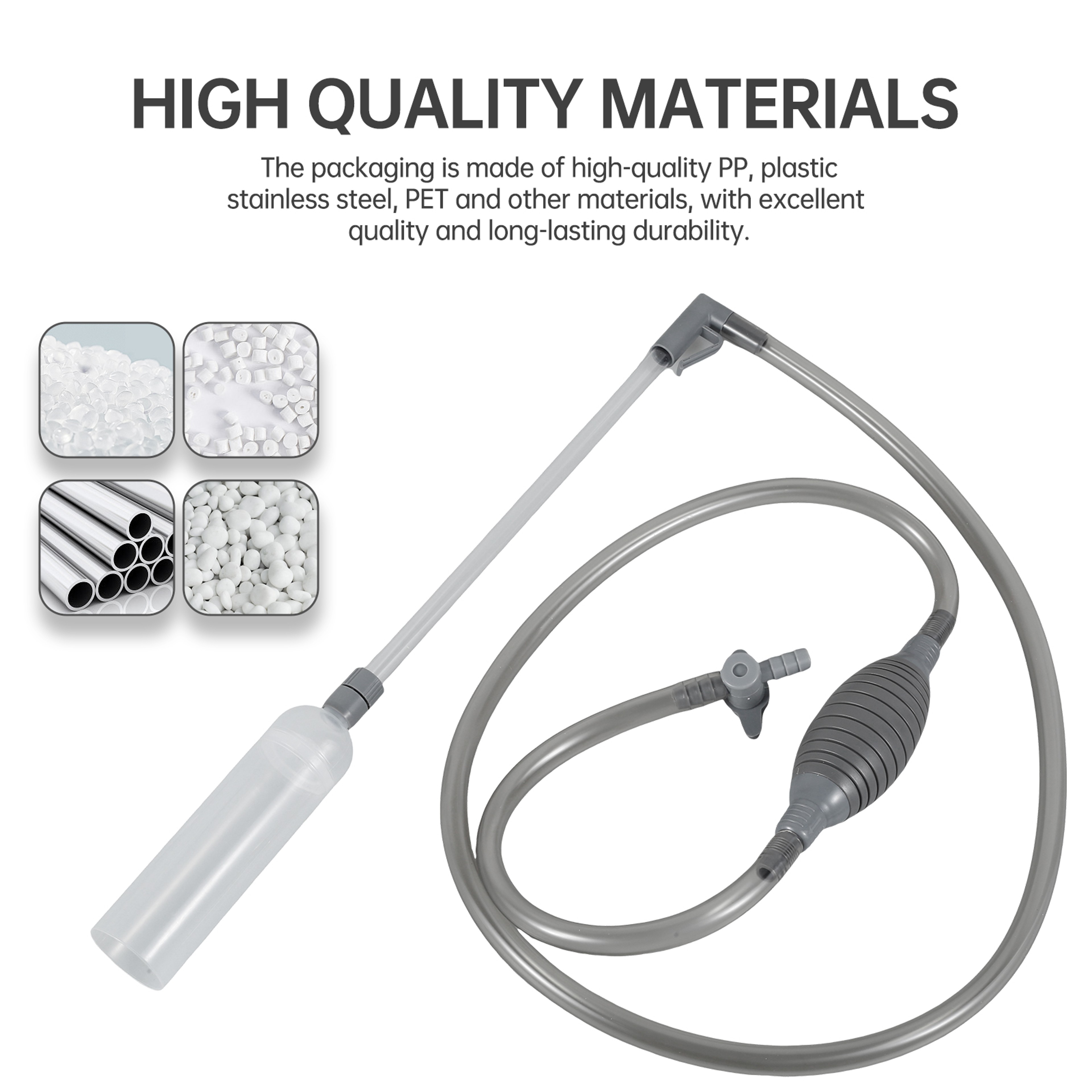 Manual Pool Vacuum Cleaner for Hot Tubs & Spas with Strong Suction Flexible Hose – view 6