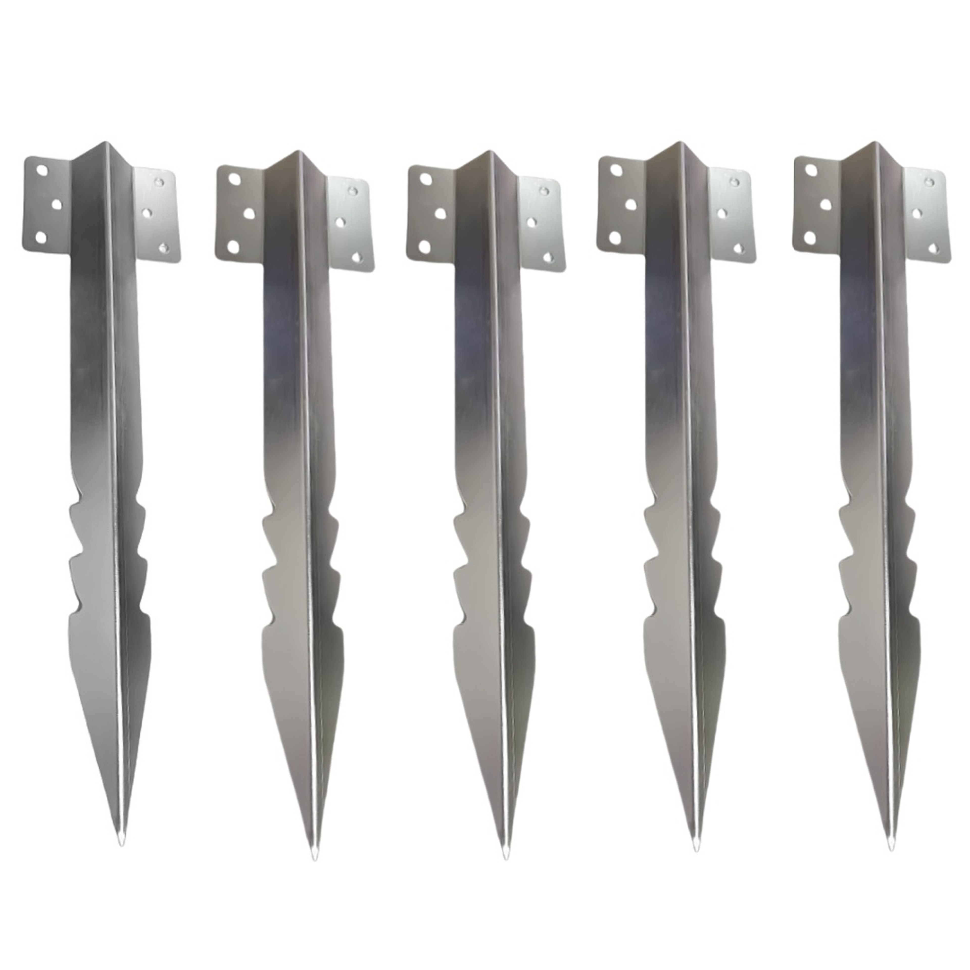 Heavy Duty Landscape Edging Stakes Metal Sleeper Spikes for Garden Borders, Driveways & Raised Beds – view 7