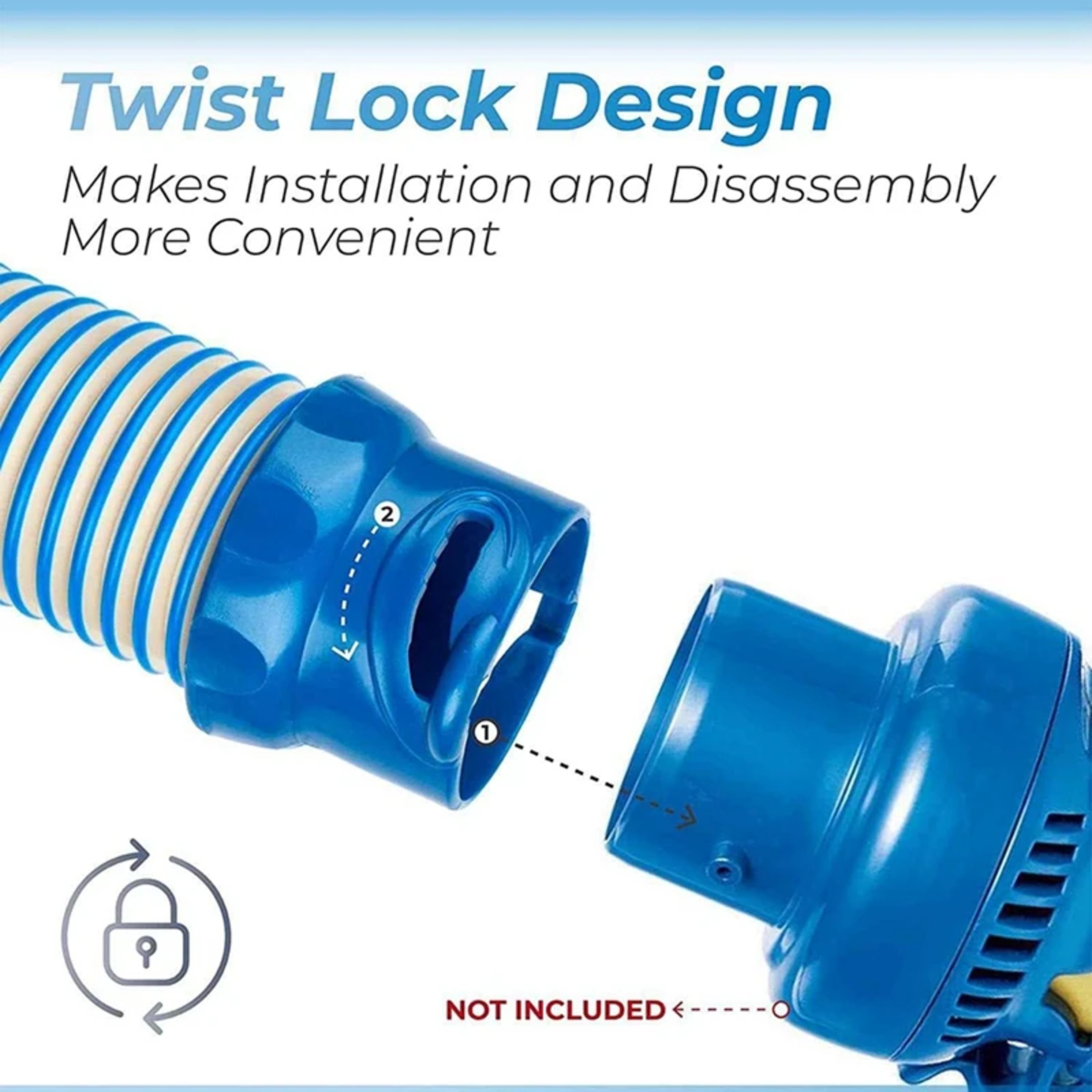 Pool Cleaner Hose Replacement for Zodiac Pool Vacuum System – view 5