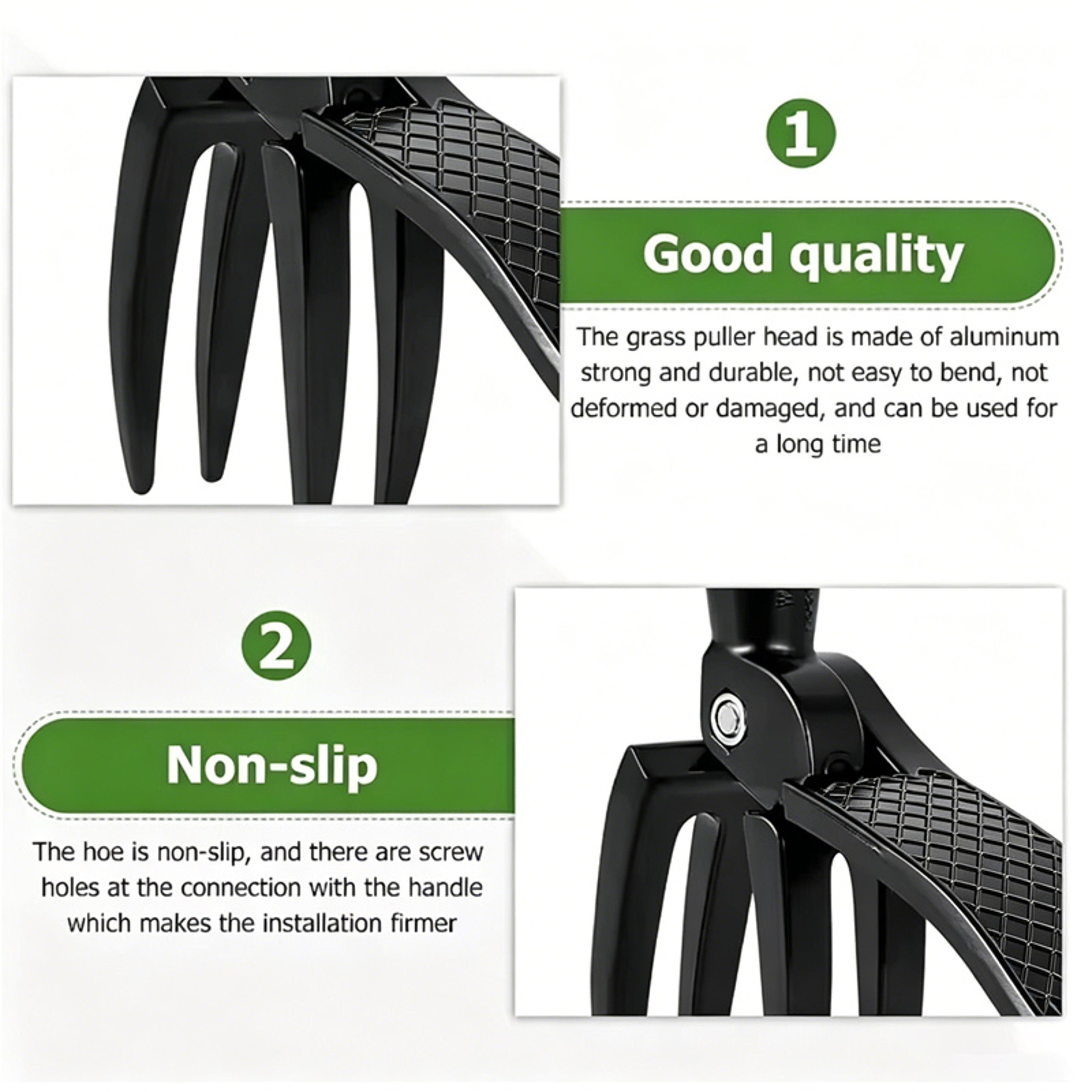 Stand Up Weed Puller Replacement Head with Foot Pedal Claw for Root Remover Garden Tool – view 3