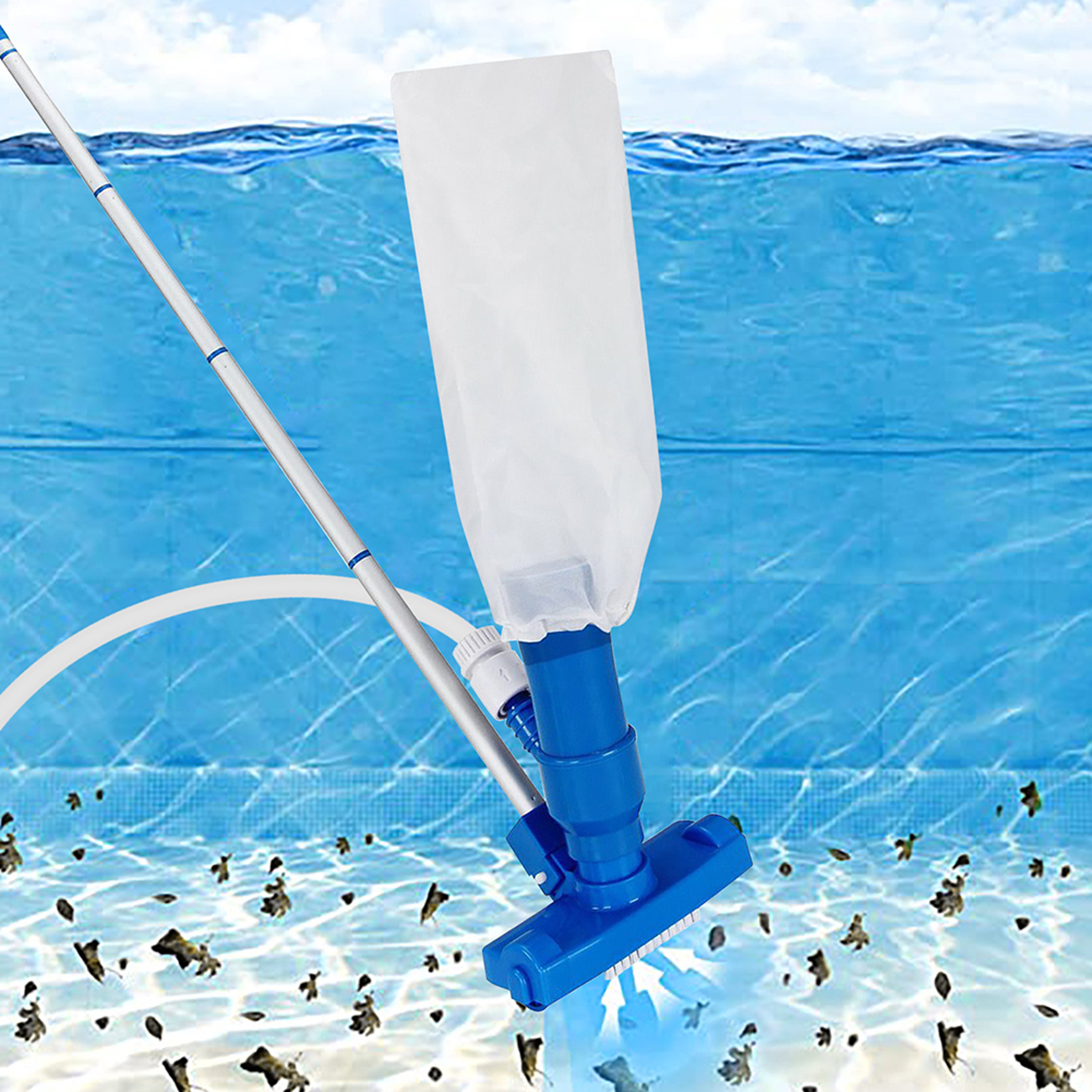 Portable Pool Vacuum Jet Cleaning Kit With Handle For Ponds Fountains  Above Ground Pools 2