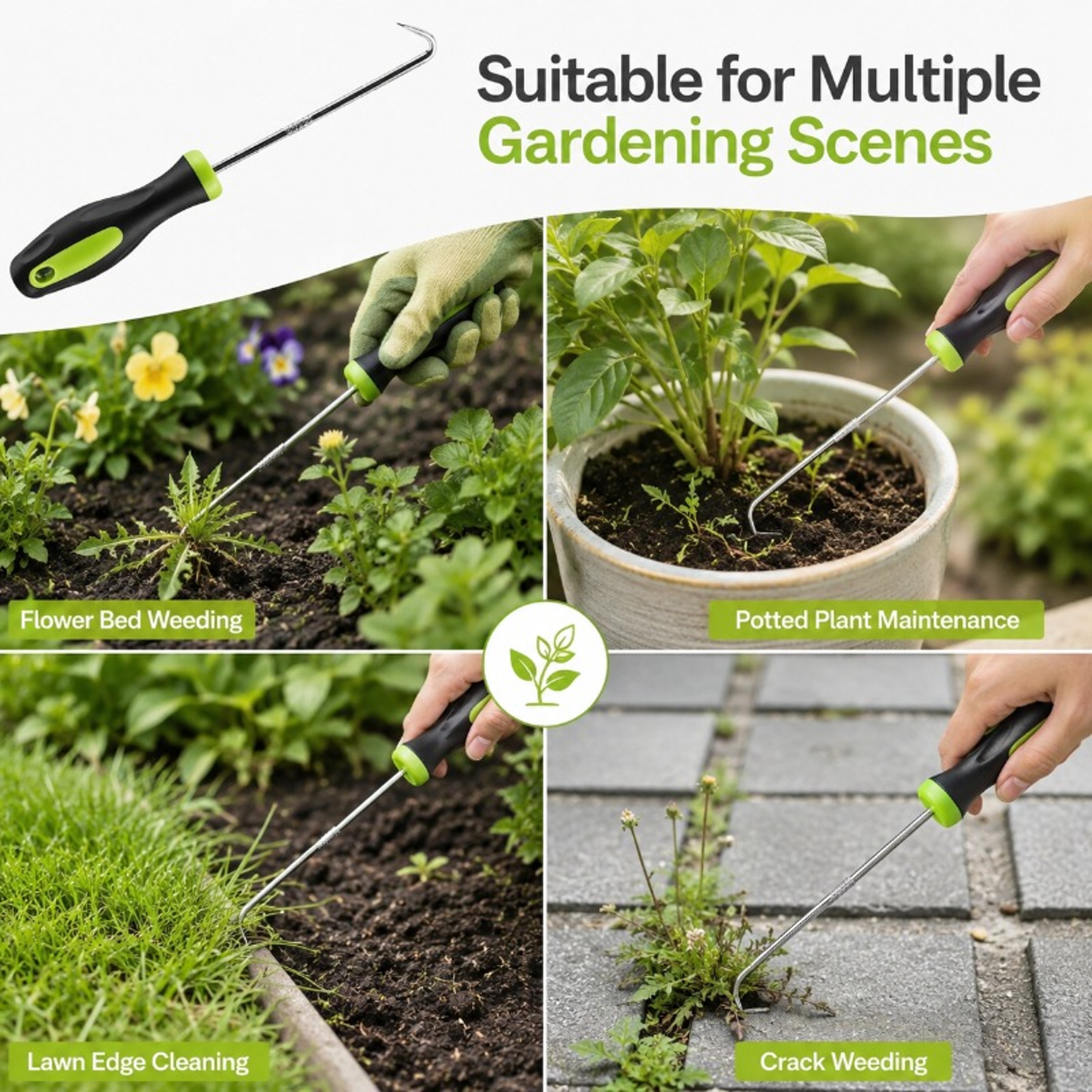 Manual Crack Weeder Tool for Patio Paving Joints and Garden Weed Removal – view 4