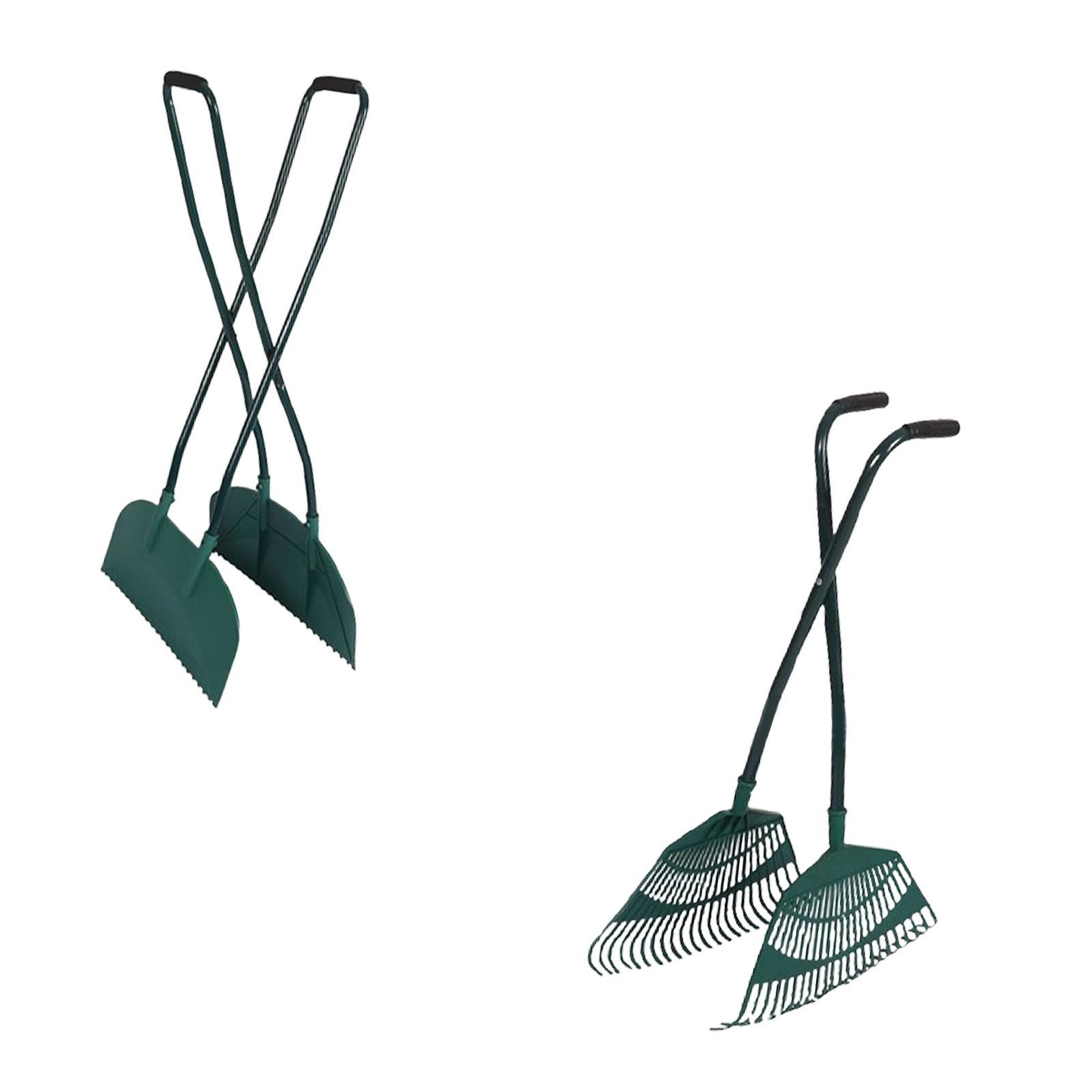 Ergonomic Leaf Grabber Garden Leaf Scoops for Fast Lawn & Yard Cleanup – view 2