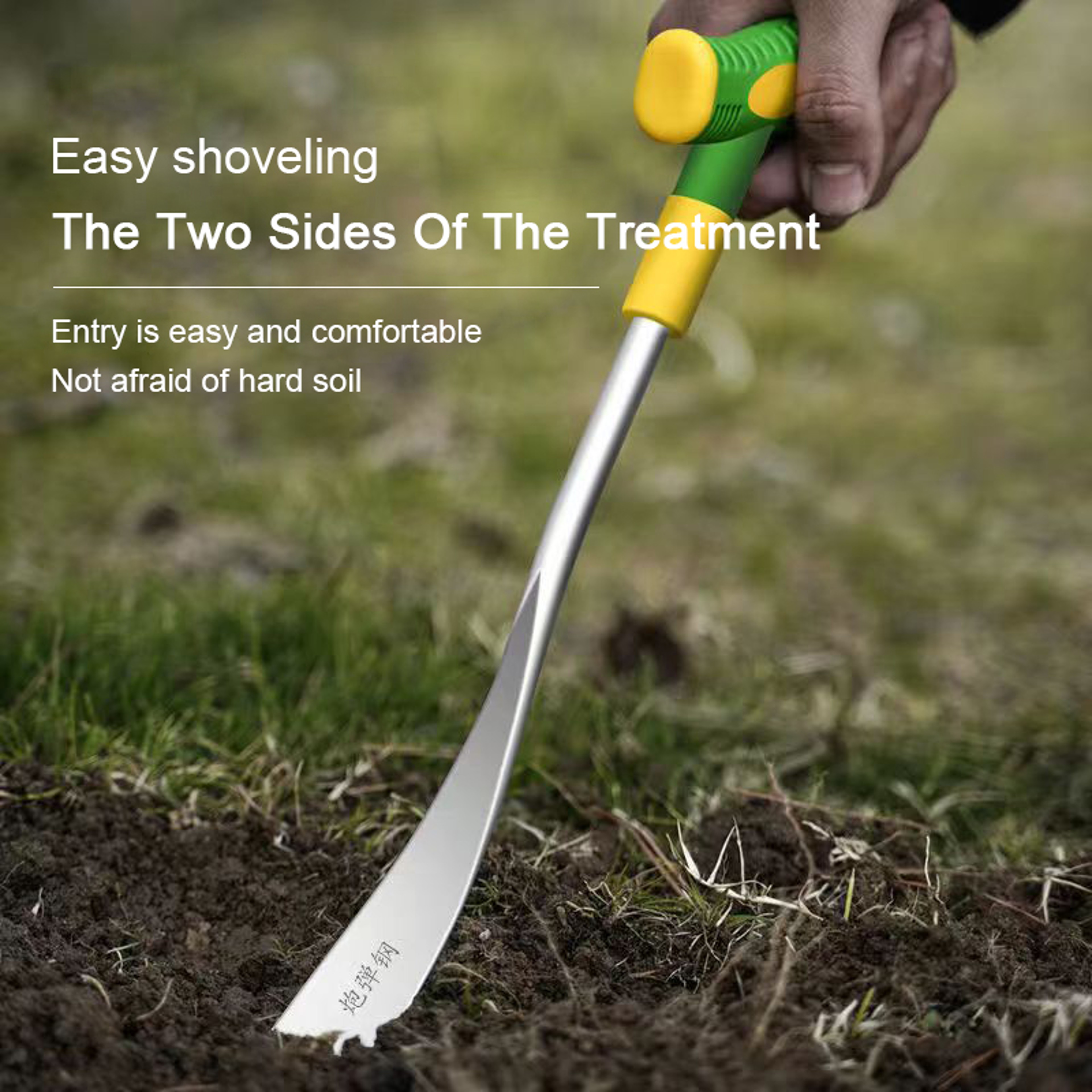 Stainless Steel Garden Shovel & Weeding Hand Trowel for Digging Wild Herbs – view 2