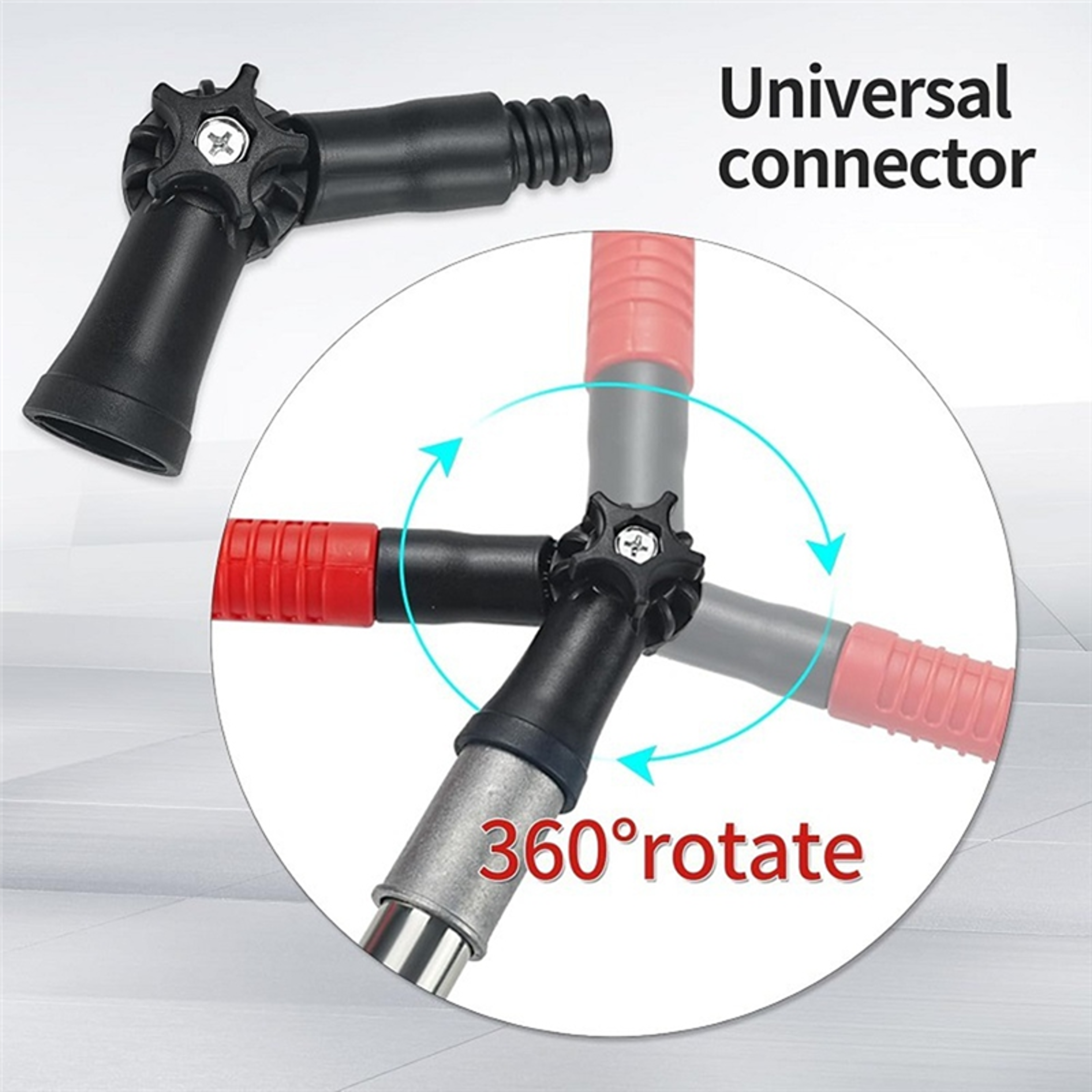 gutter cleaner tool kit with Multi Angle Rake for Safe gutter cleaning from the ground – view 2