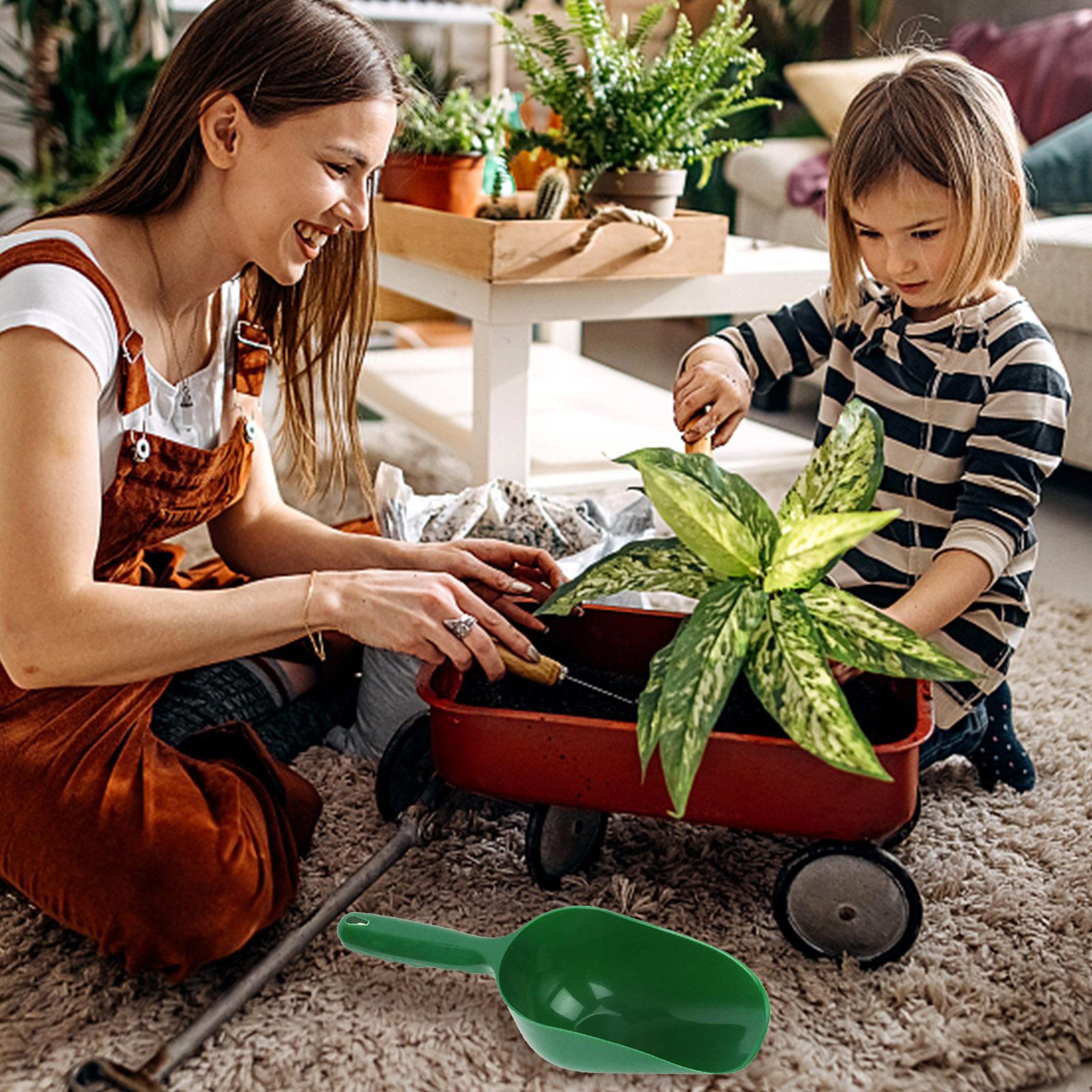 Multifunctional Garden Shovel Ergonomic Soil Trowel for Potted Plants Flowers Vegetables – view 4