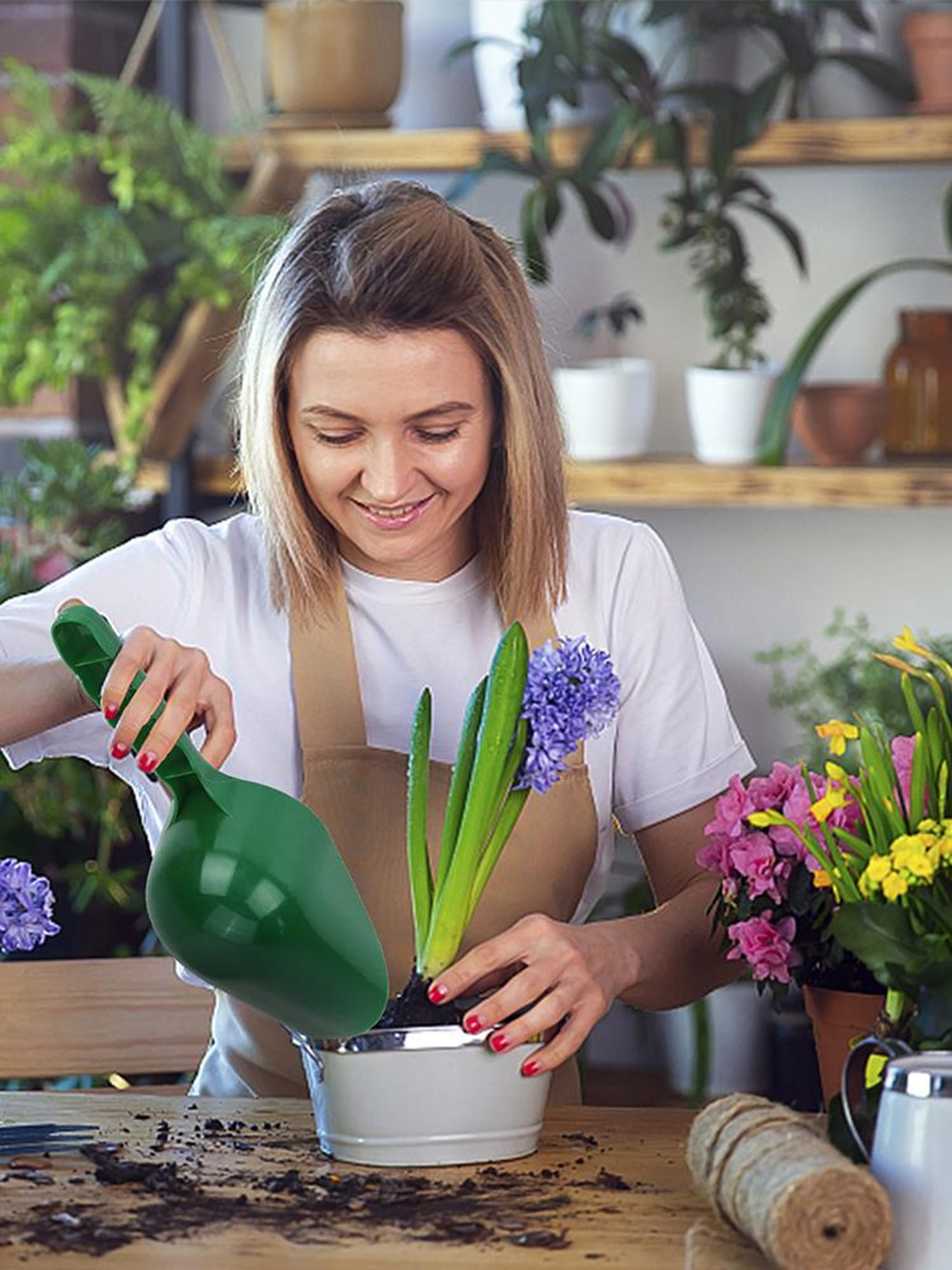 Multifunctional Garden Shovel Ergonomic Soil Trowel for Potted Plants Flowers Vegetables – view 5
