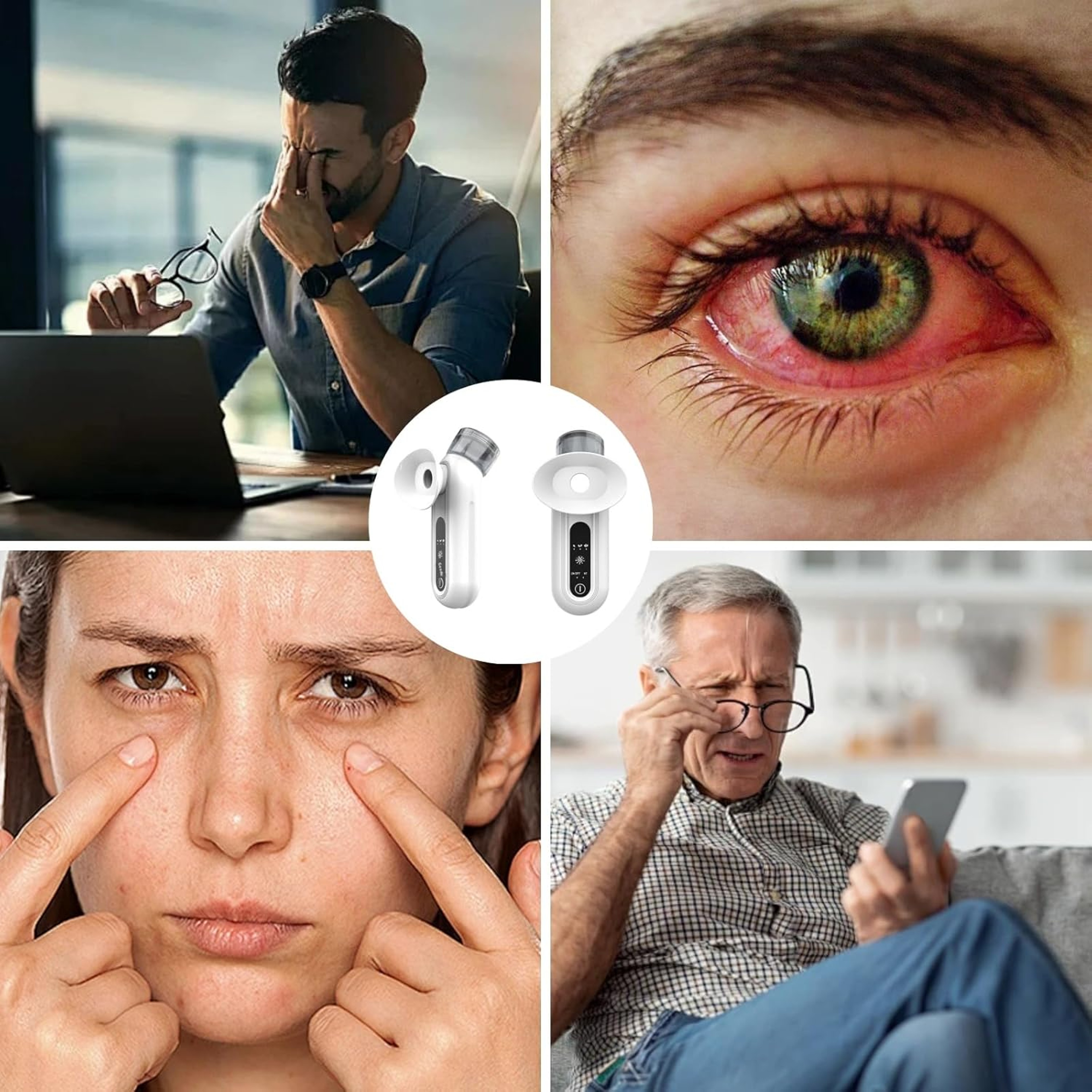 Heated Nano Eye Mist Steamer Wand Portable Eye Steamer For Dry Eyes With Warm Compress And Moisturi 4
