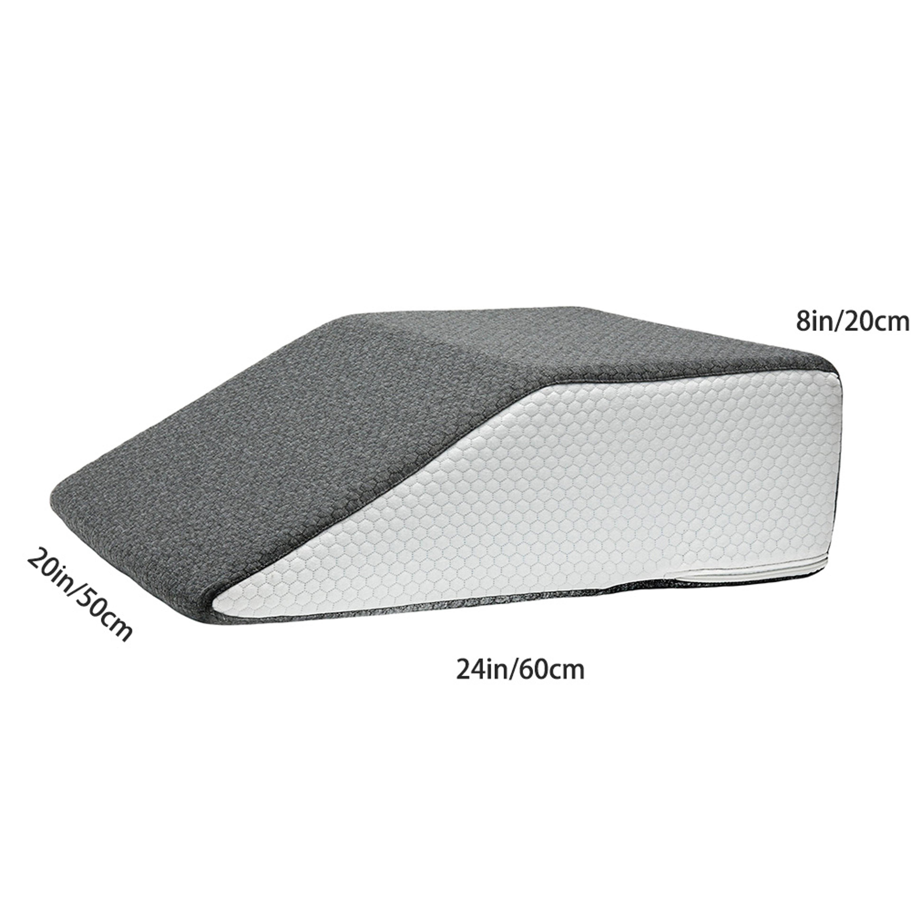 ErgoLift Memory Foam Leg Elevating Pillow Wedge For Side Sleeping Relief And Circulation Support 7