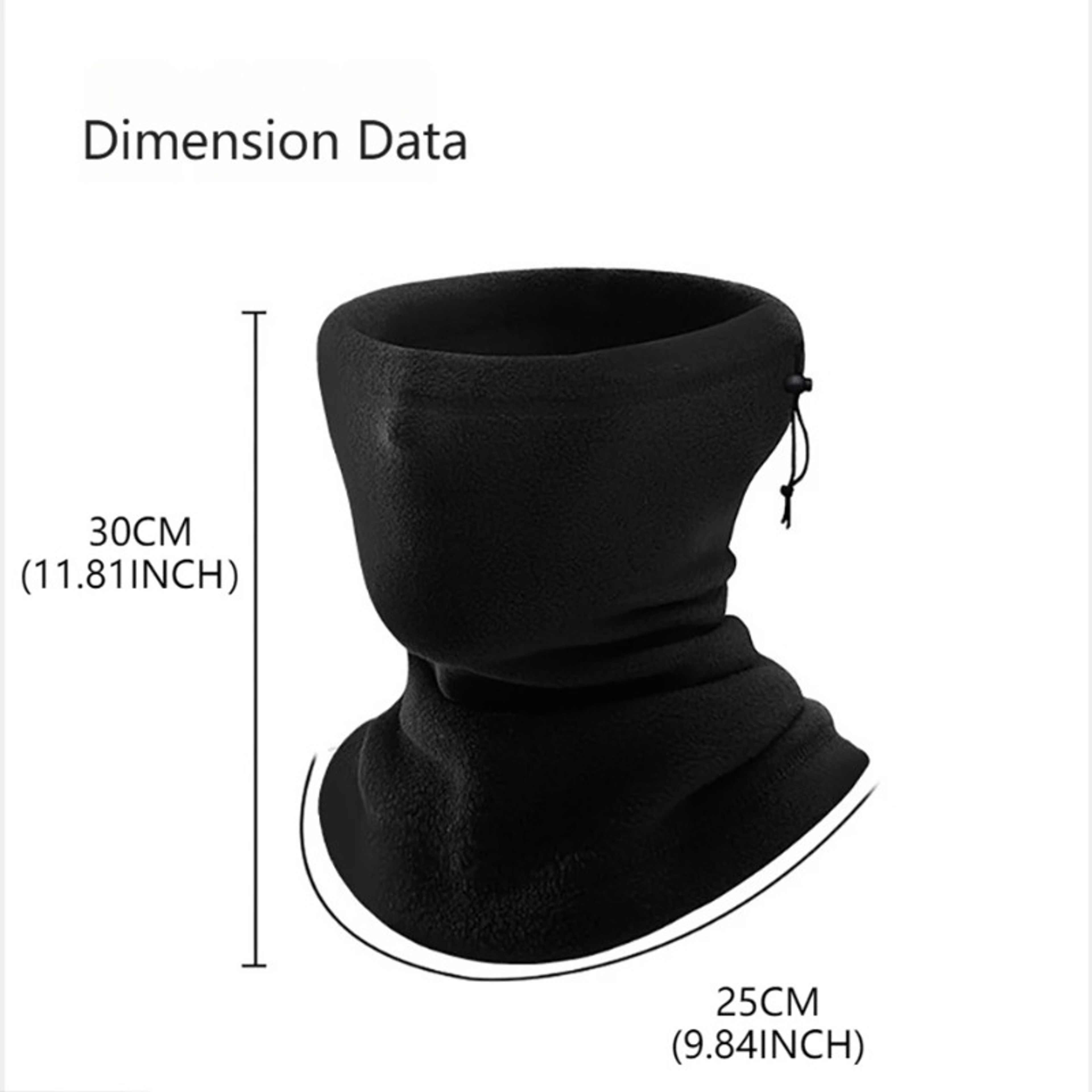 Windproof Winter Neck Gaiter Fleece Ski Face Mask Warm Cycling  Outdoor Sports Neck Warmer 5