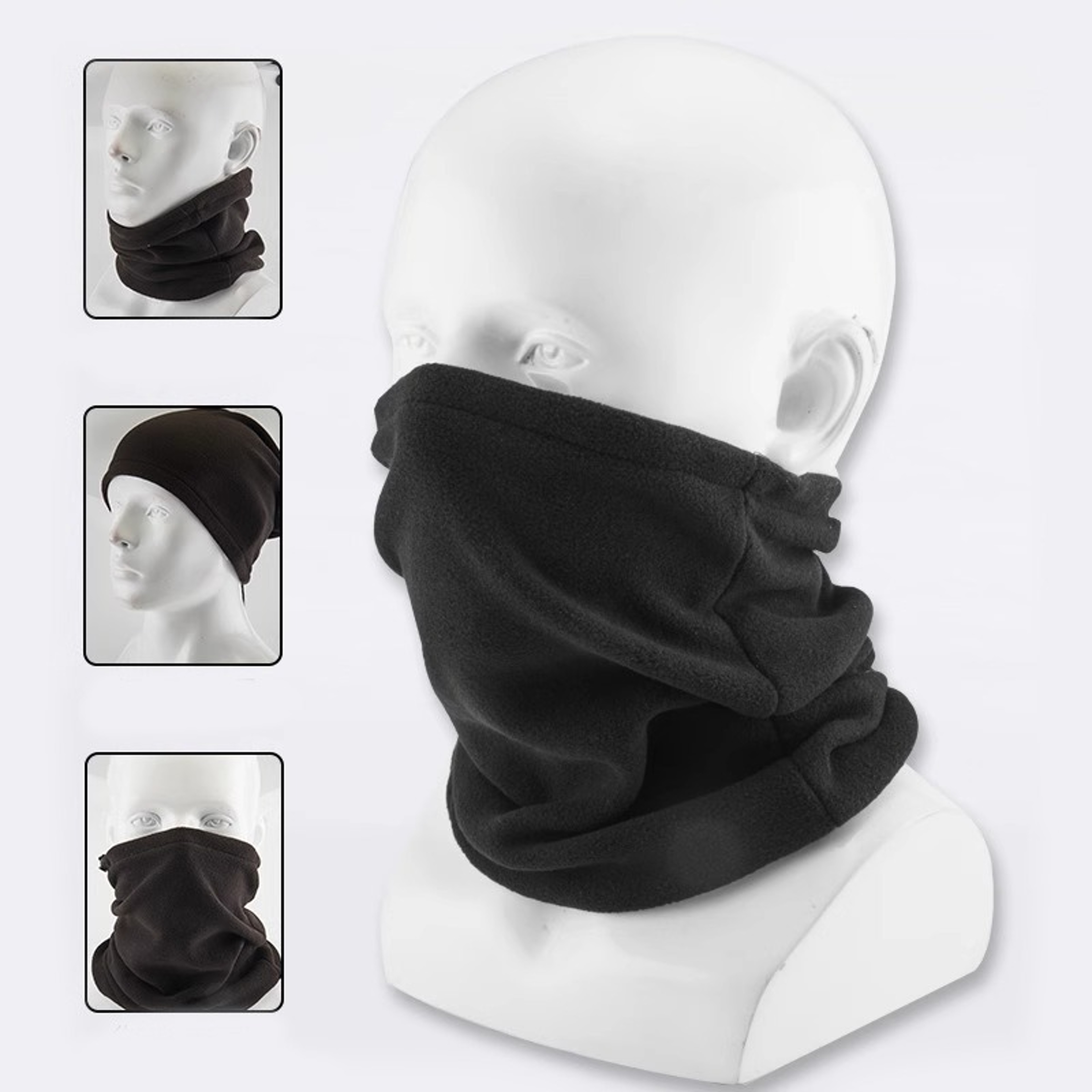 Winter Fleece Windproof Balaclava Face Mask Neck Gaiter For Cycling Motorcycle Skiing Outdoor Sport 6