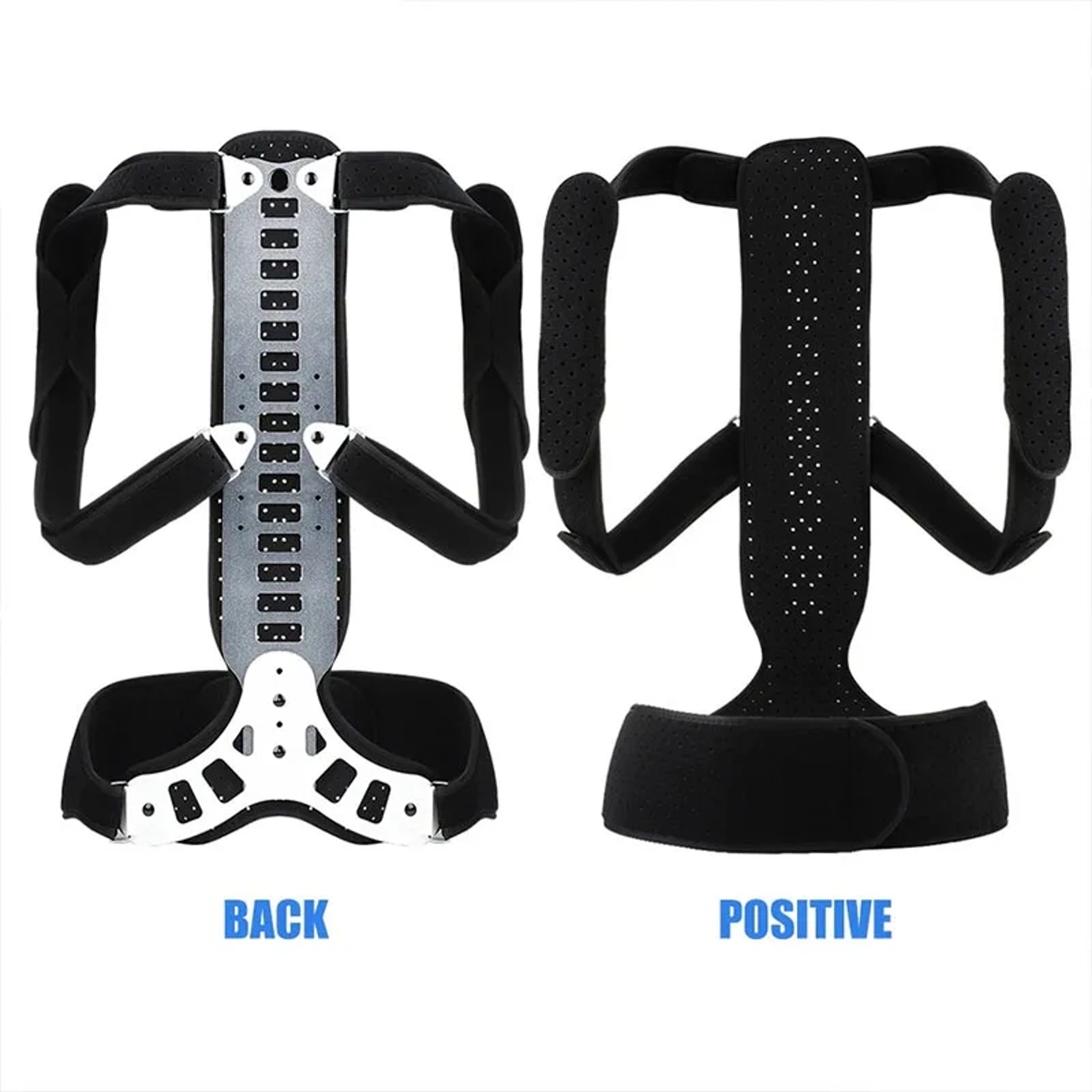 Adjustable Back Brace Posture Corrector Spine Support Trainer For Men And Women With Breathable Com