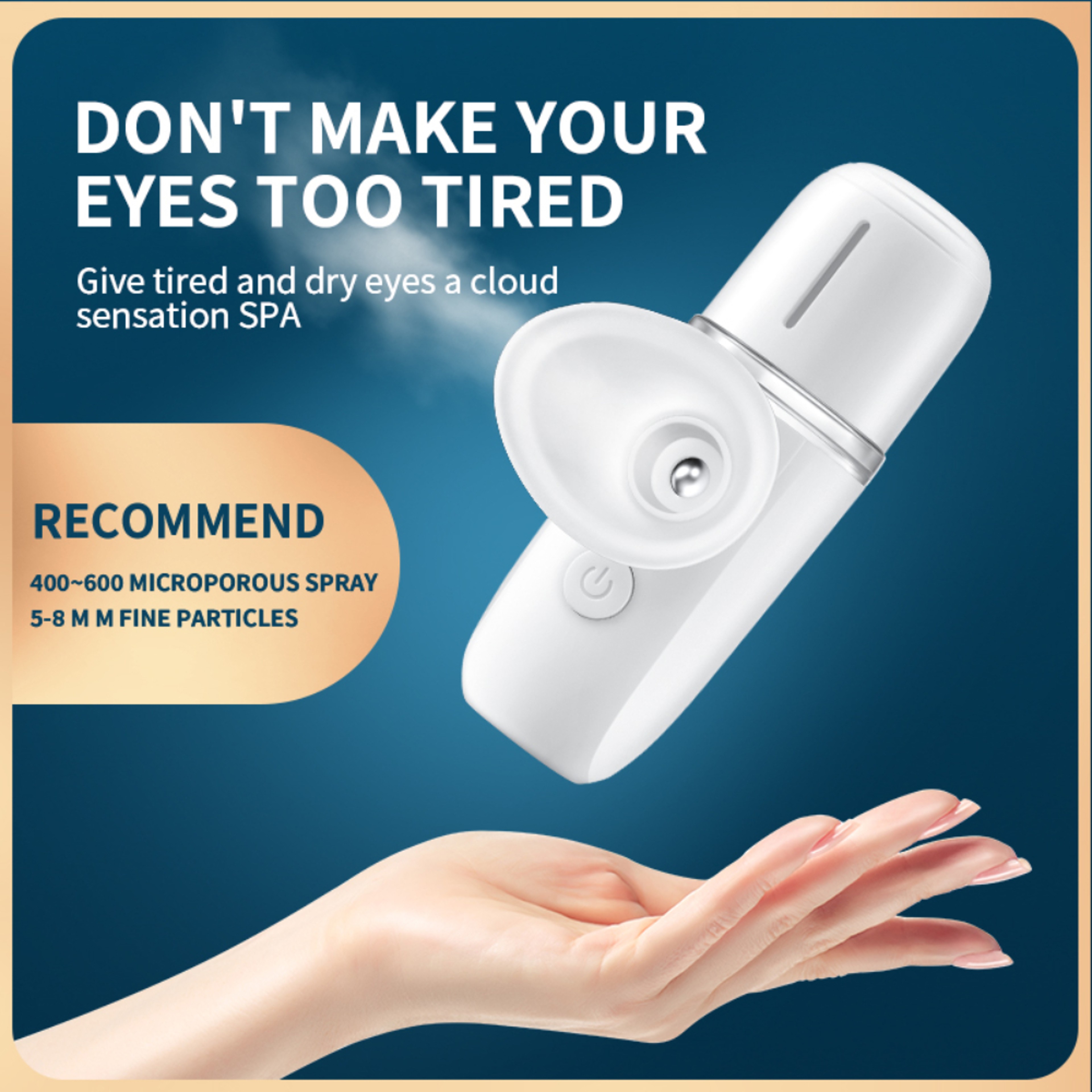 Portable Heated Eye Steamer For Dry Eye Relief Mini Eye Mister Nano Mist Moisturizing Eye Care Devi 6