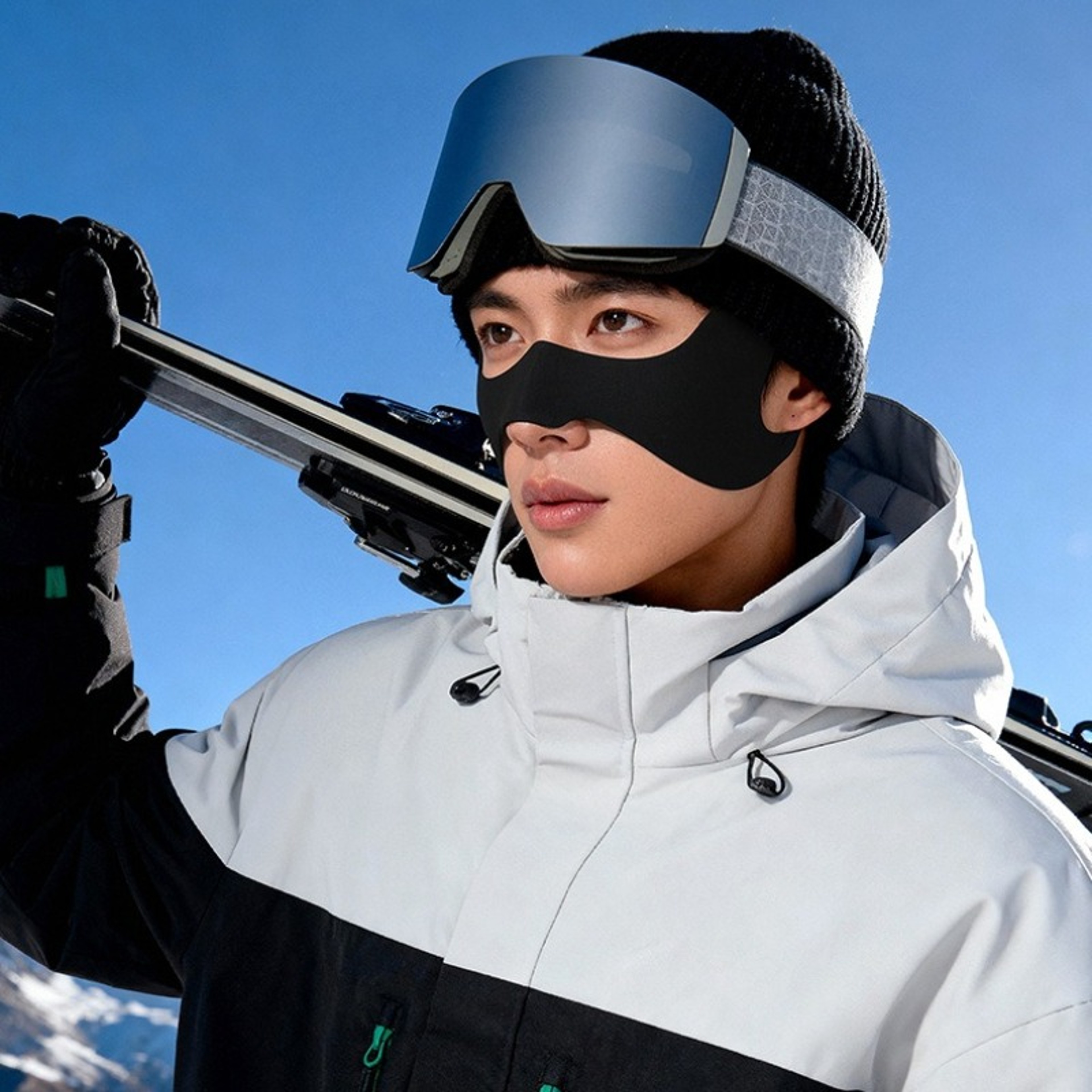 Windproof Anti Frost Nose Patch Winter Face Mask Thermal Cycling Ski Cold Protection Cover 0