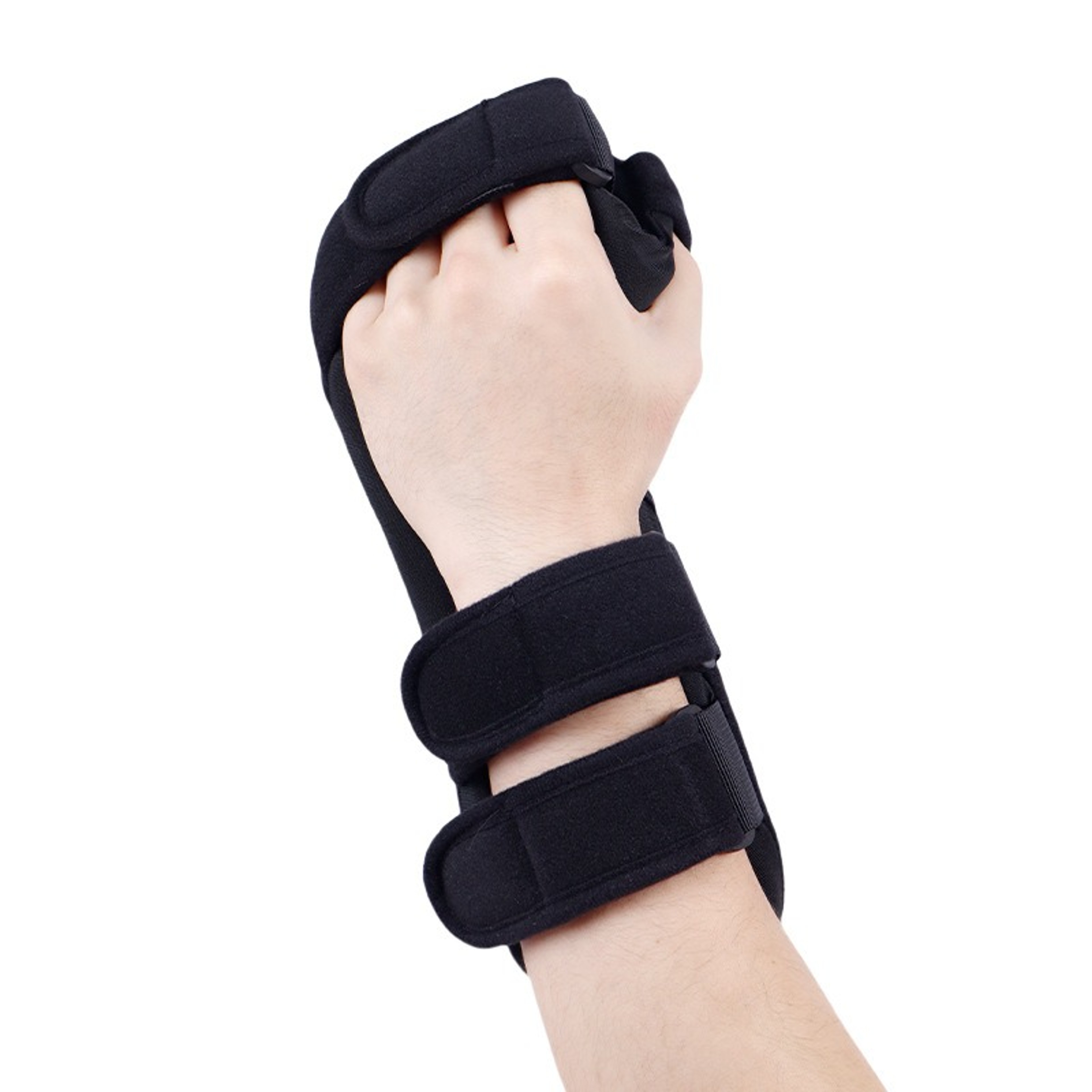 Adjustable Stroke Hand Brace Support With Finger Night Splint For Arthritis And Tendonitis Relief 0