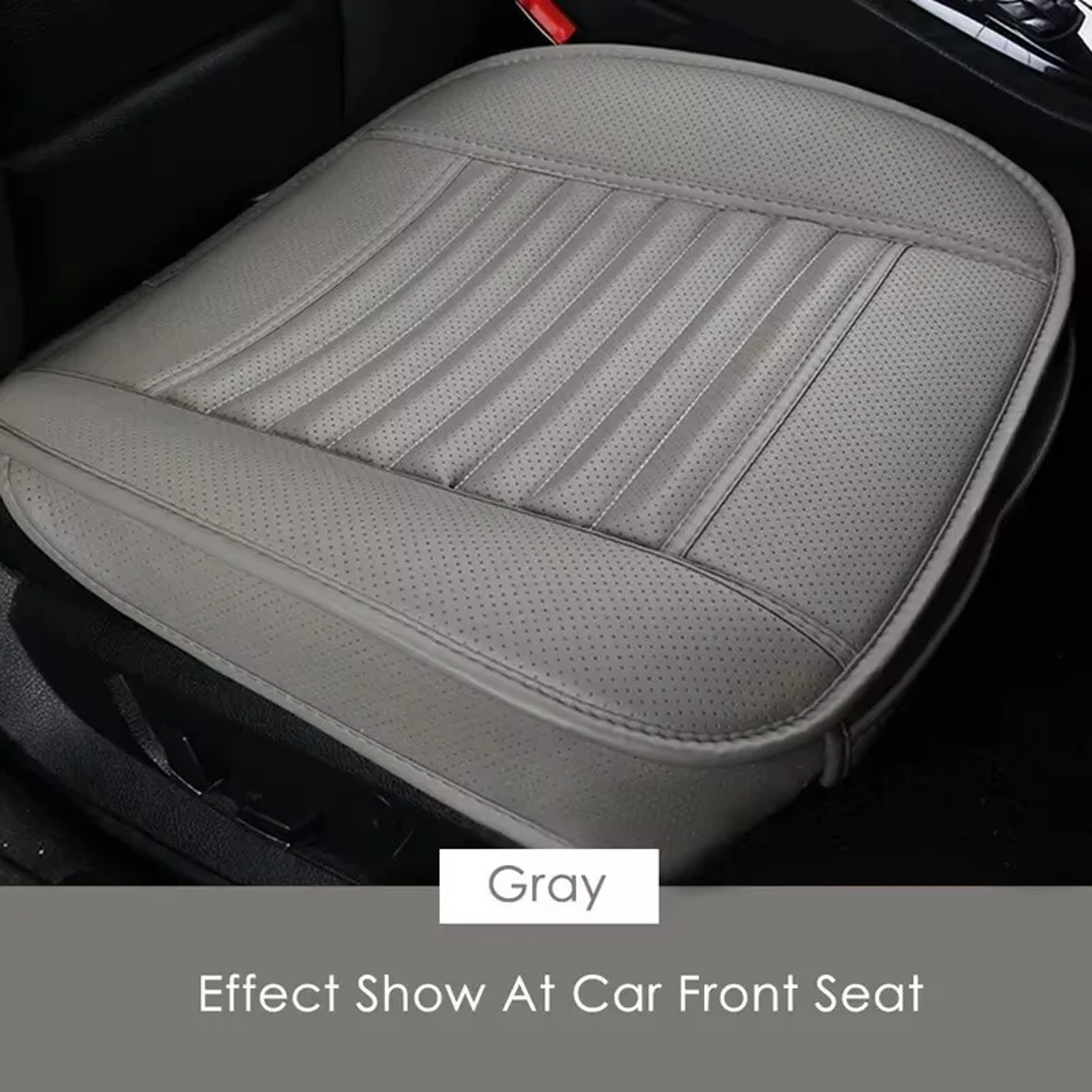 Universal Breathable PU Leather Car Seat Cover Anti Slip Auto Seat Cushion Protector 3
